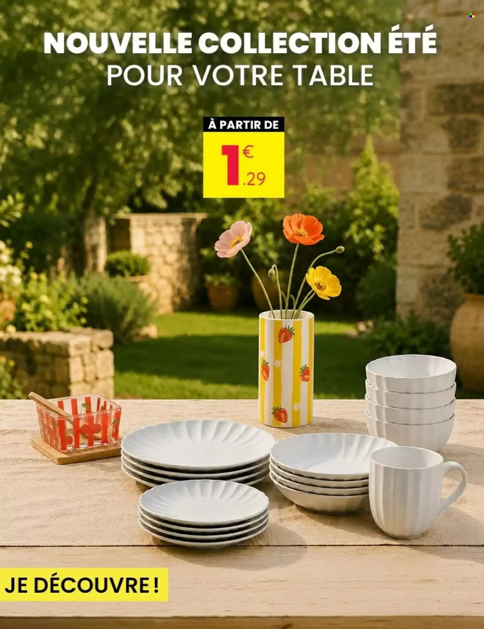 Nouvelle Collection Été Pour Votre Table du 19 juillet au 27 juillet 2026 - Catalogue page 1