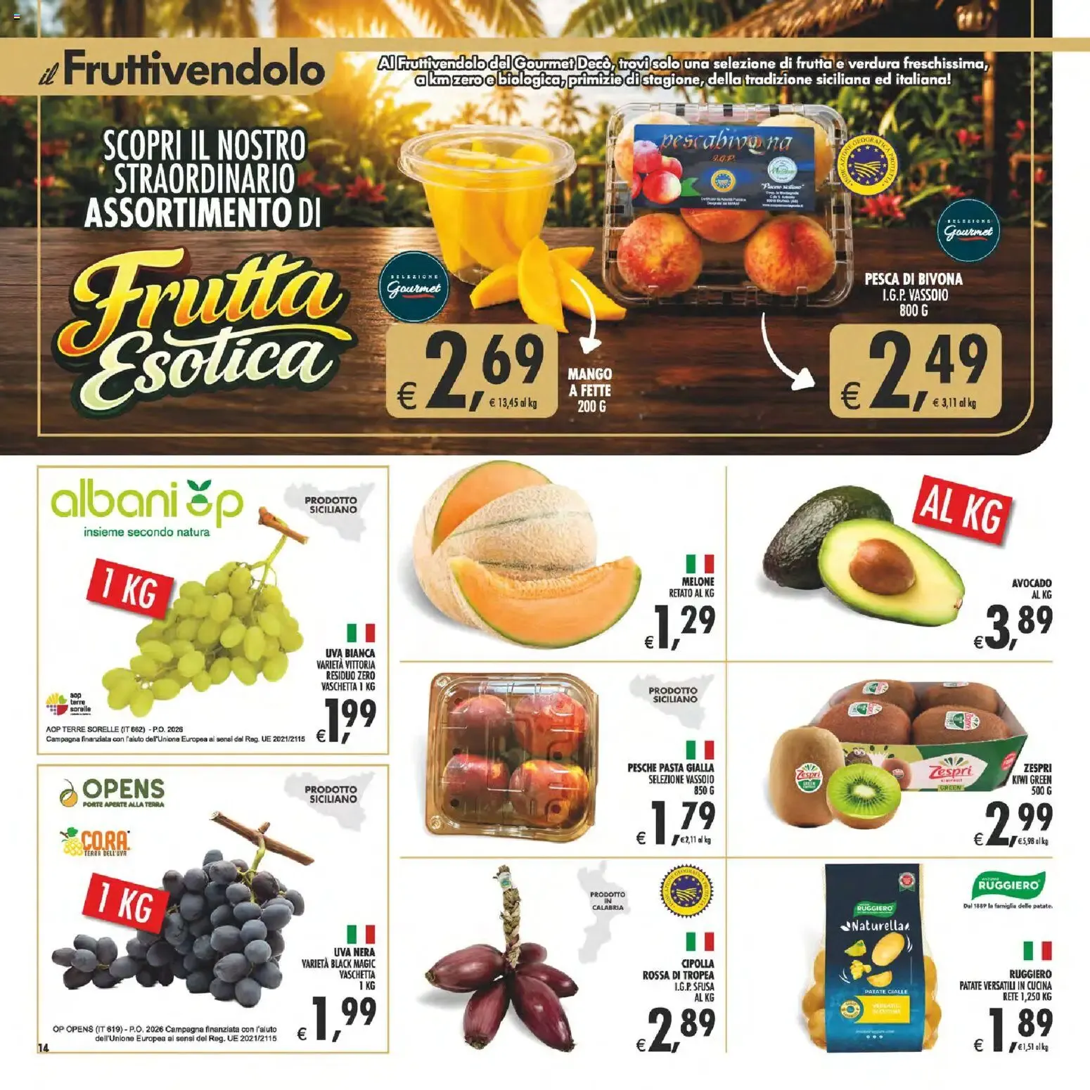 Decò Gourmet: Porta in tavola la freschezza da 31 luglio a 10 agosto di 2026 - Pagina del volantino 14