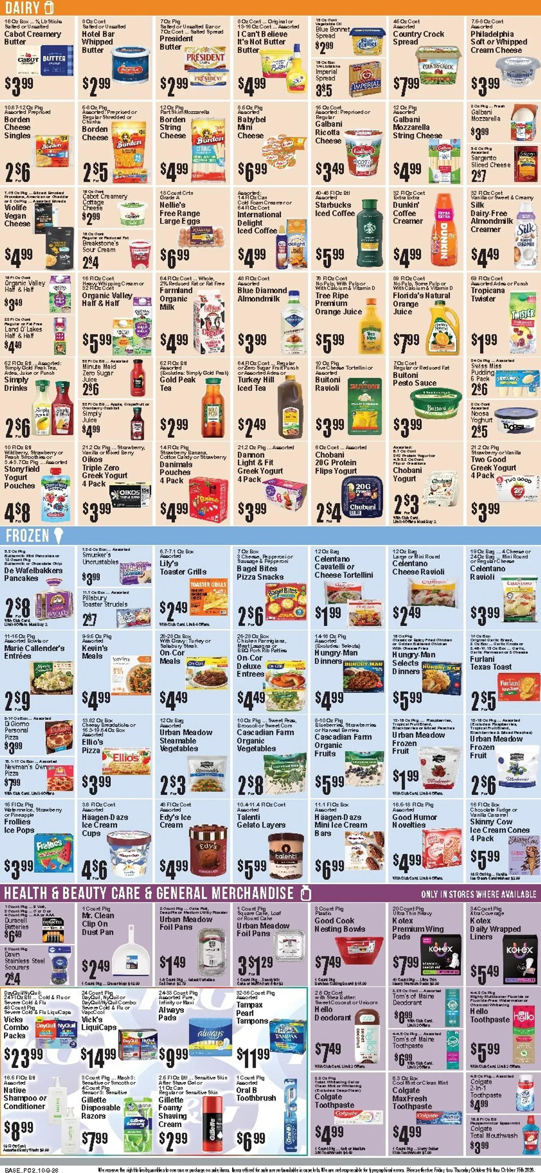 Weekly ad Current Food Universe leaflet valid from Friday 10/09/2026 to Thursday 10/15/2026 from October 9 to October 15 2026 - Page 3