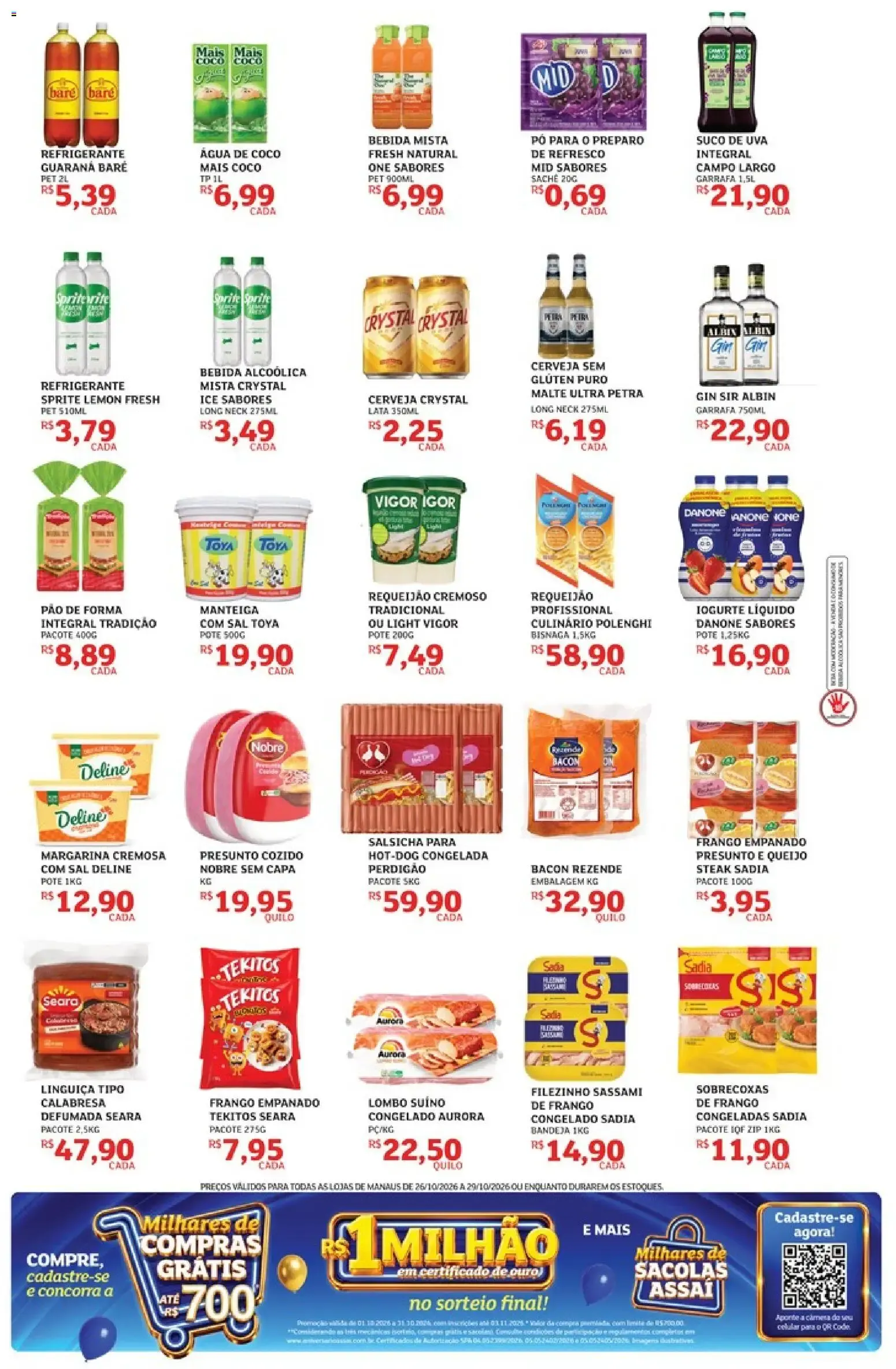 Encarte de Assaí Atacadista ofertas - AM de 26/10/2026 | Promoções Online 26 de outubro até 29 de outubro 2026 - Pagina 3