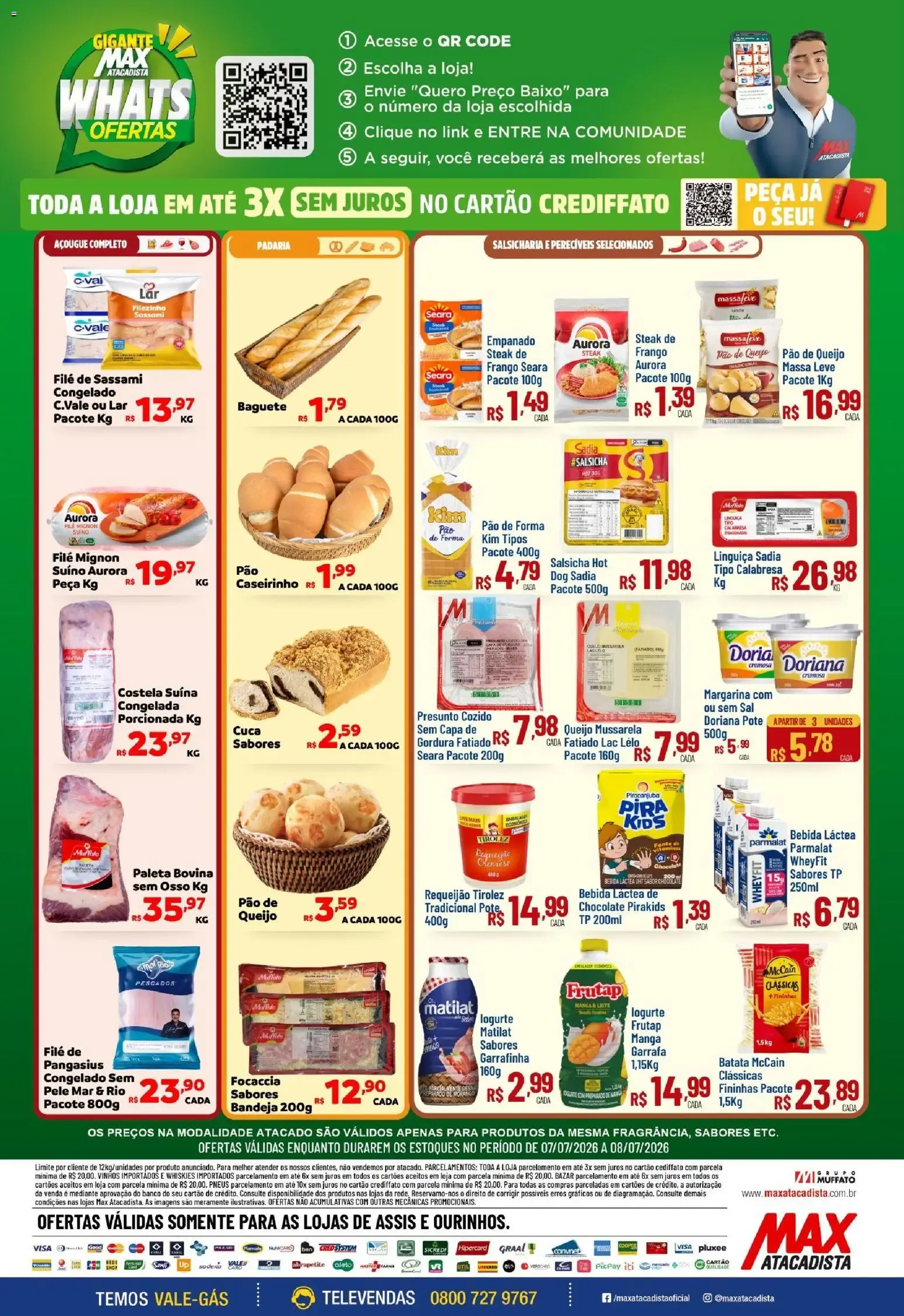 Encarte de Max Atacadista ofertas Feira de 07/07/2026 | Promoções Online 7 de julho até 8 de julho 2026 - Pagina 2