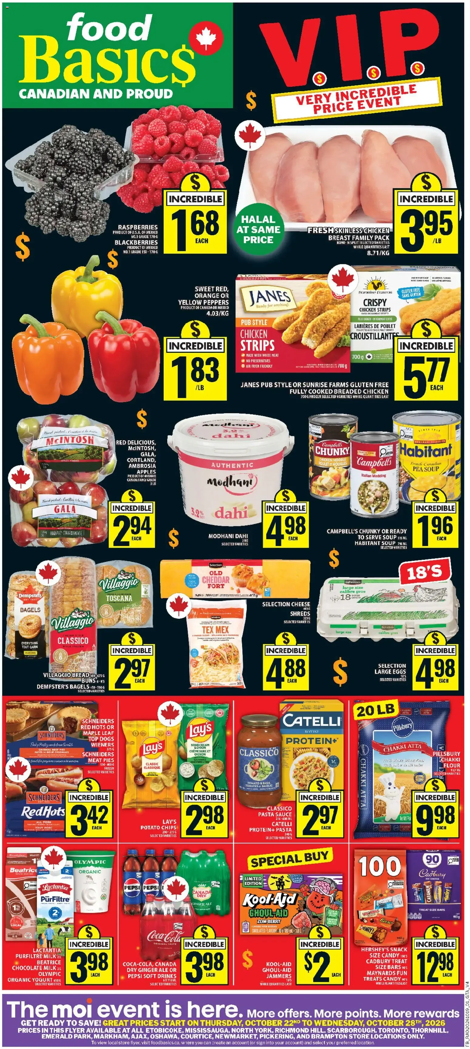 Food Basics weekly flyer / circulaire from Oct 22, 2026 > weekly specials & deals