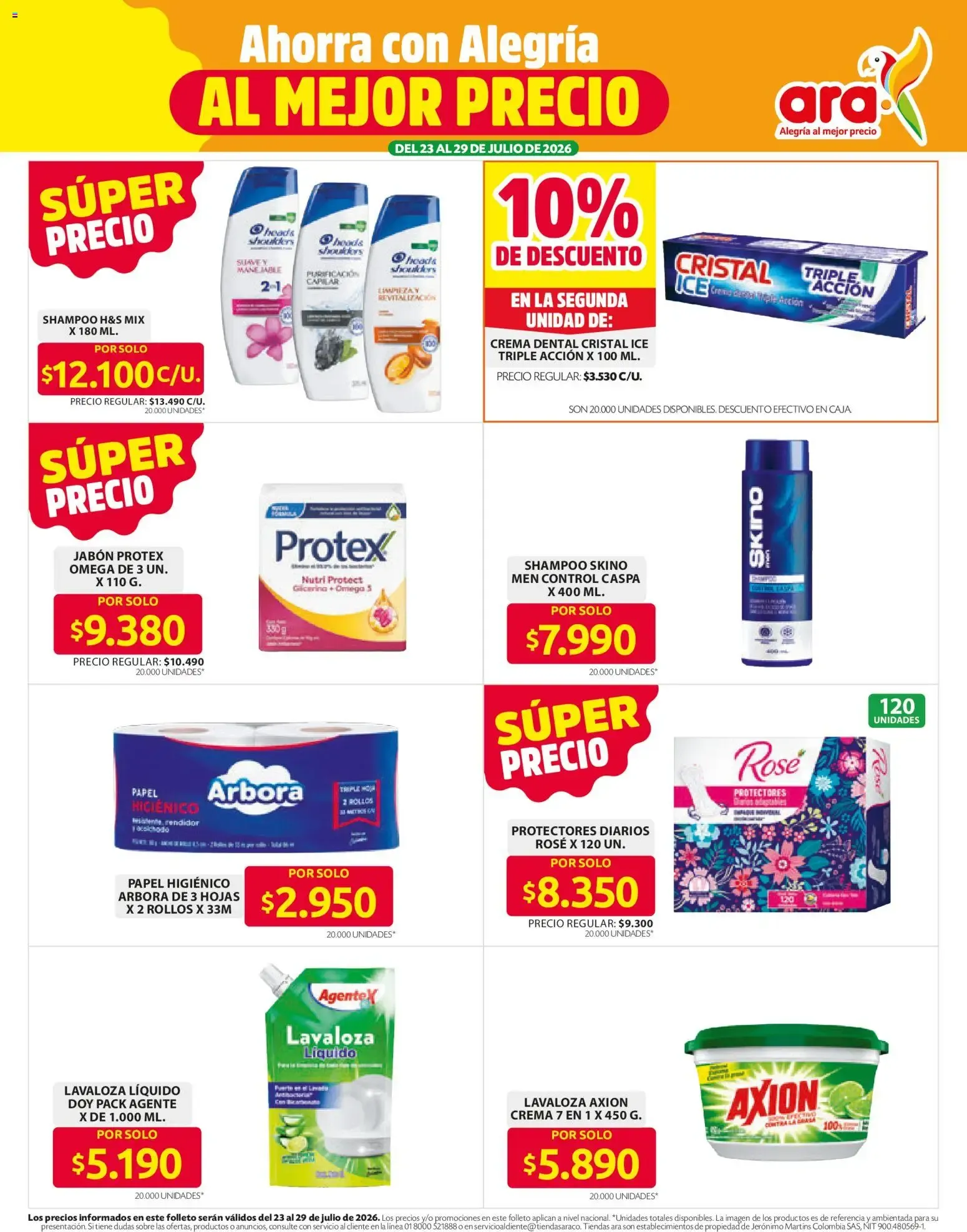 Catalogo de Tiendas Ara: Los Precios Más Bajos 23 de julio al 29 de julio 2026 - Pag 14