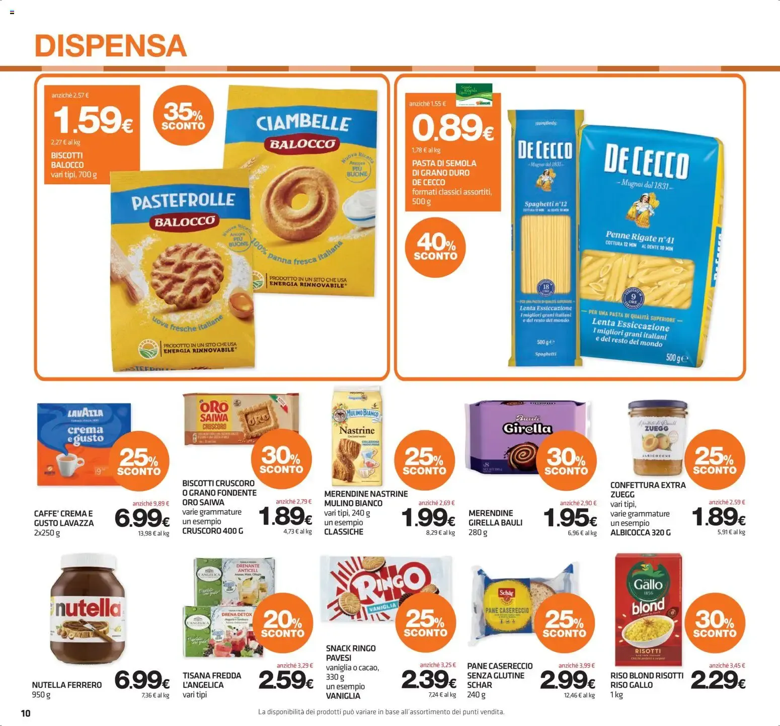 Superconti volantino dal 16/07/2026 - online Offerte da 16 luglio a 29 luglio di 2026 - Pagina del volantino 10