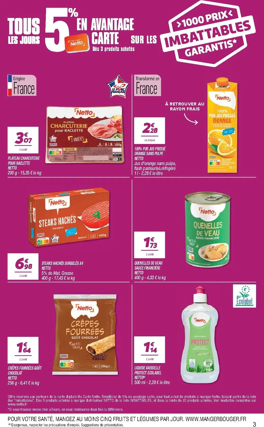 Netto: 100% Reembolso en el 3er Producto de Confitería du 20 octobre au 26 octobre 2026 - Catalogue page 3