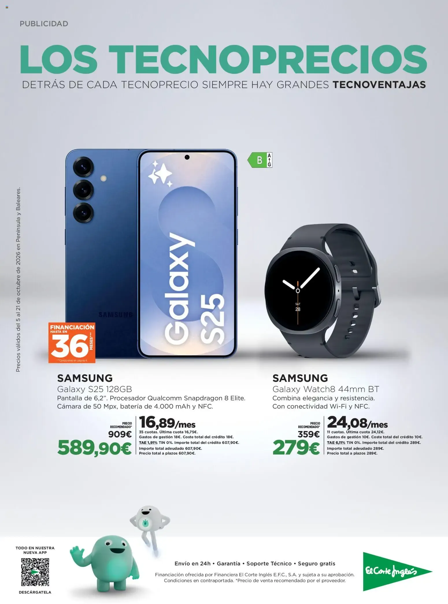 Catálogo de El Corte Inglés Los Tecnoprecios 05/10/2026 │Catálogo 5 de octubre al 21 de octubre 2026 - Página 1