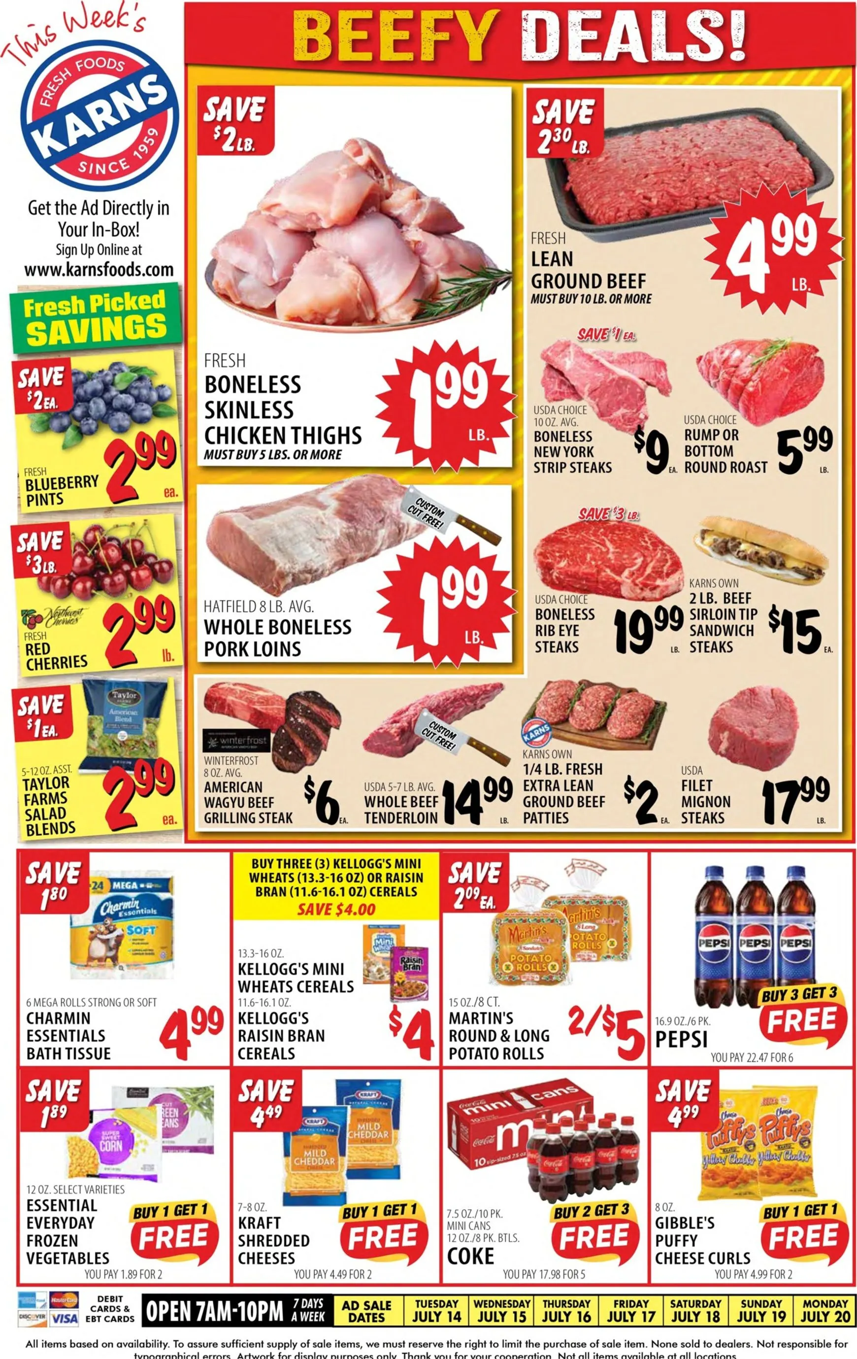 This Week's BEEFY DEALS!
