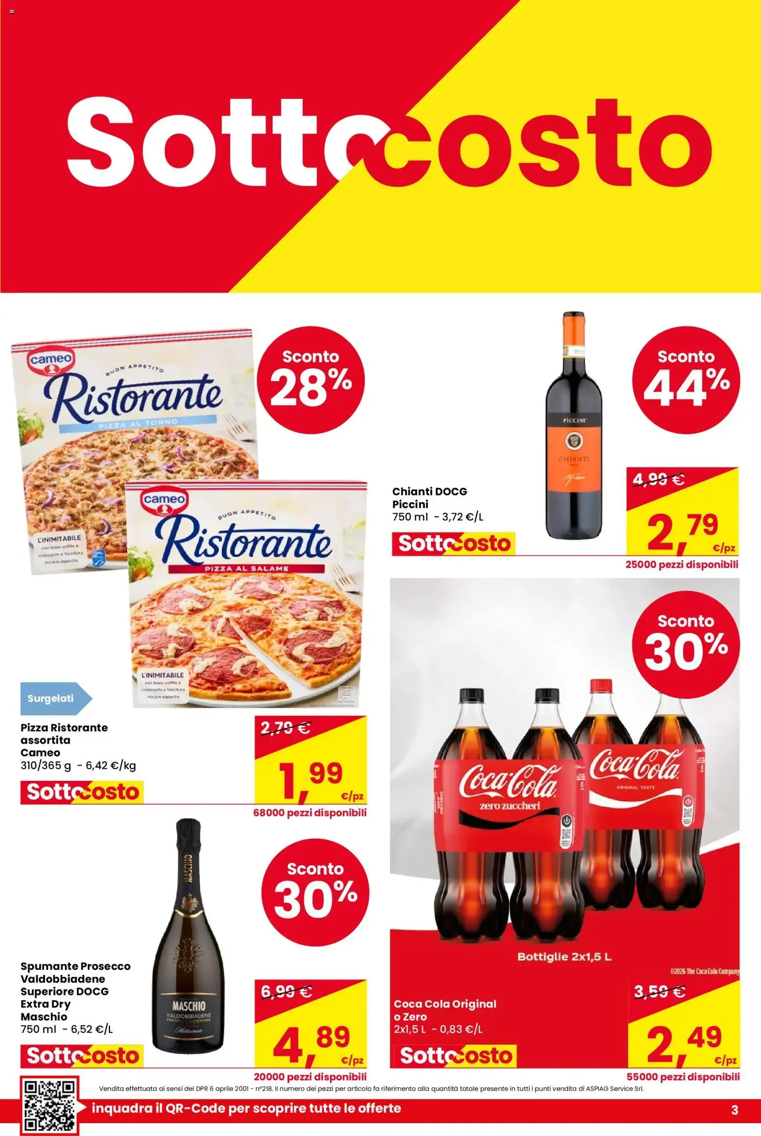 Despar Sottocosto da 1 ottobre a 10 ottobre di 2026 - Pagina del volantino 3