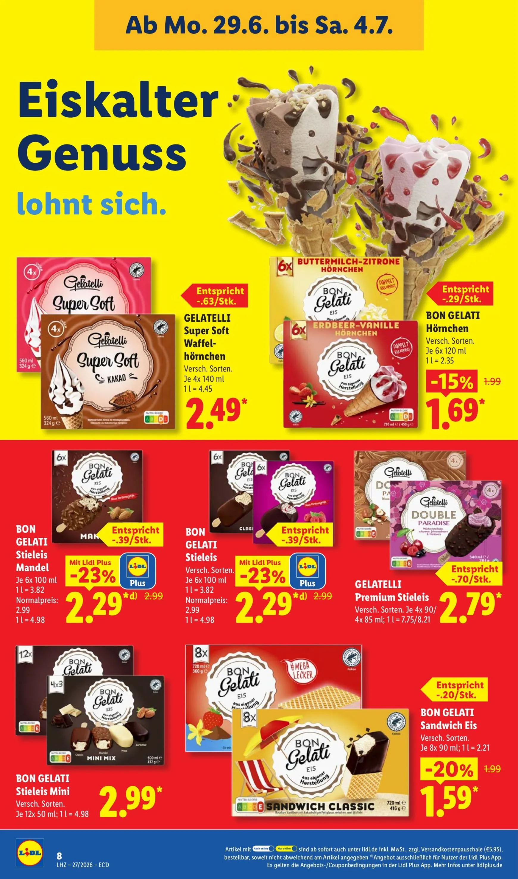 Lidl Prospekt – von Montag 29.06.2026 bis Samstag 04.07.2026 von 29. Juni bis 4. Juli 2026 - Prospekt seite 31