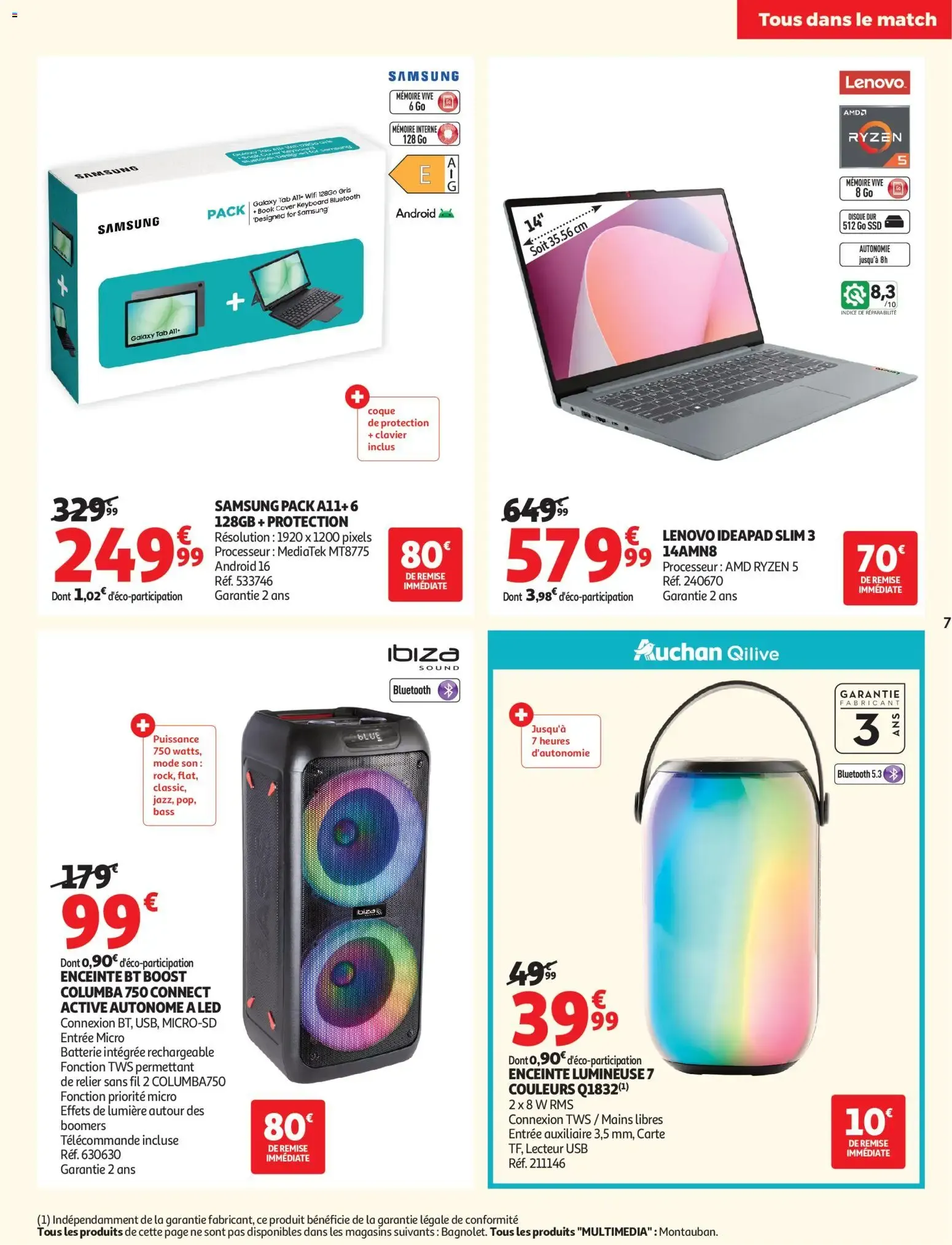 Tous dans le match, Pros des bons plans du 26 mai au 14 juin 2026 - Catalogue page 7