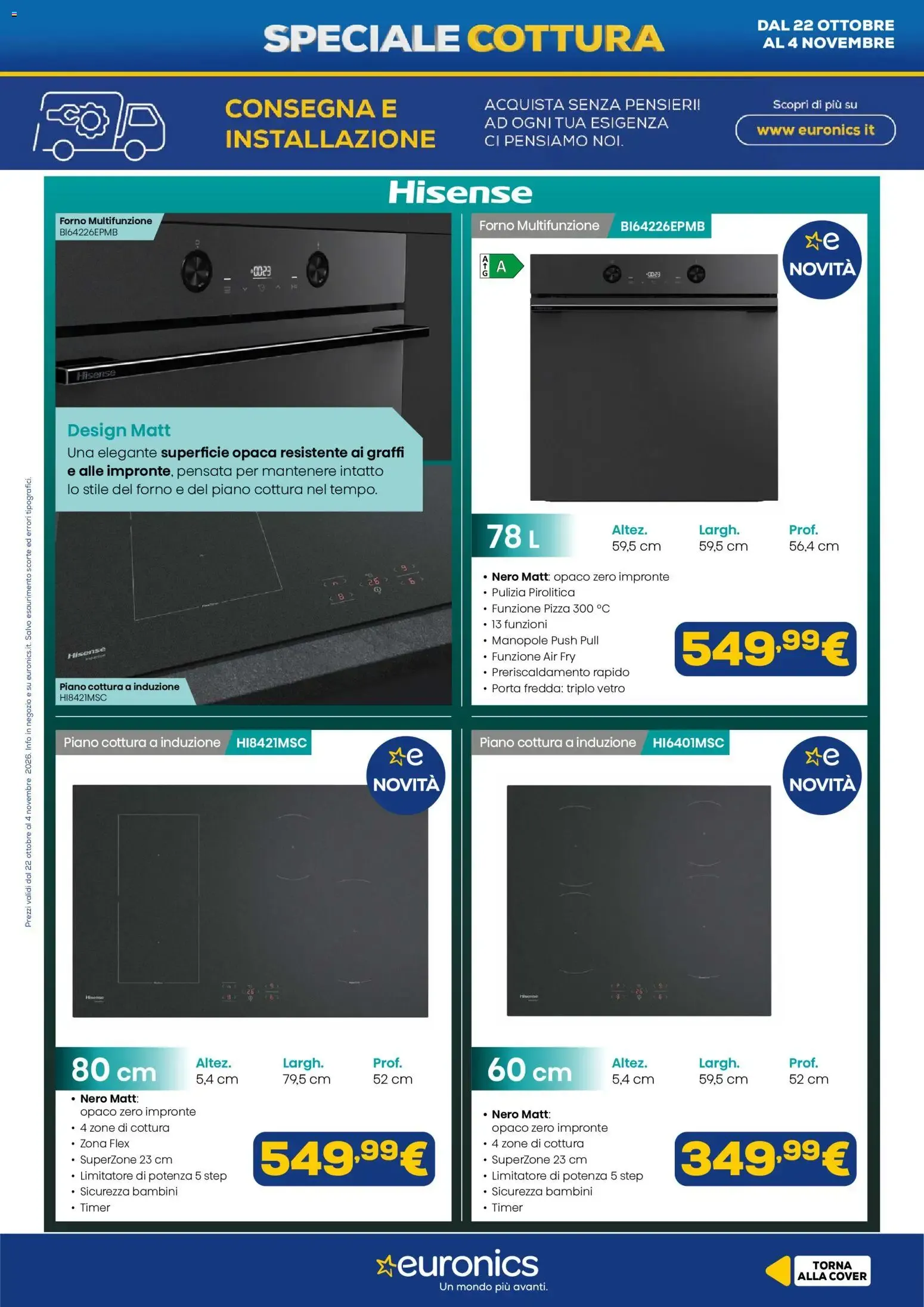 Euronics Speciale Cottura da 22 ottobre a 4 novembre di 2026 - Pagina del volantino 3