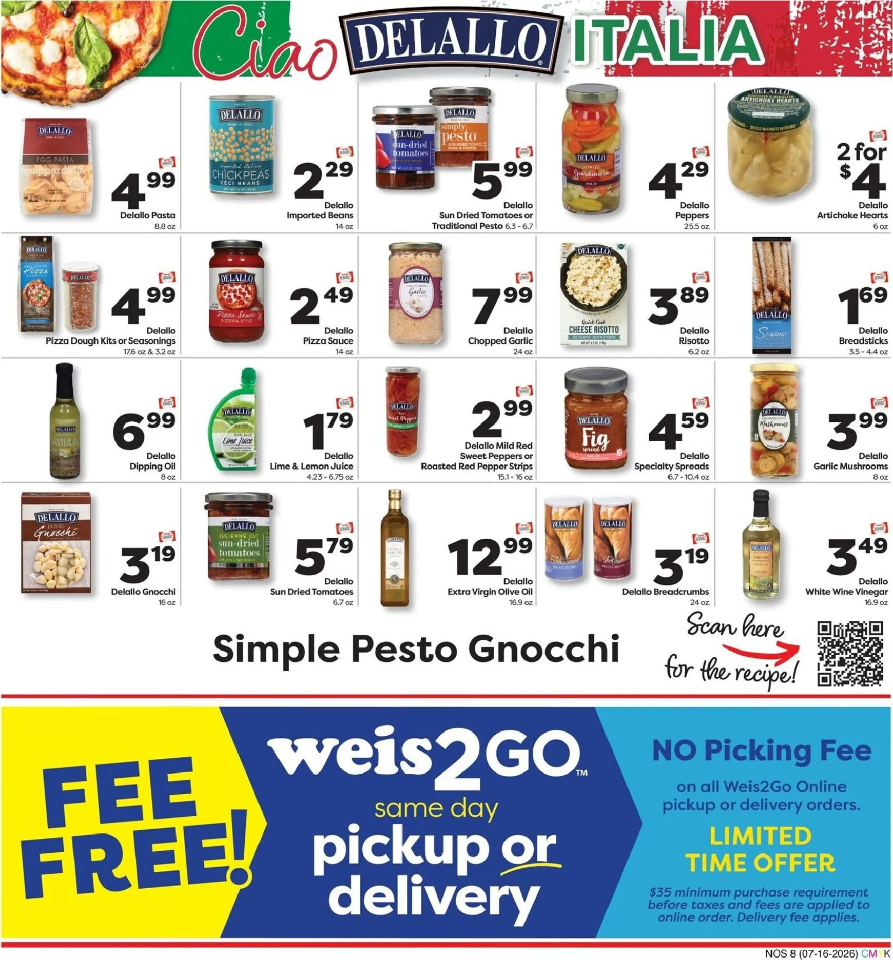 Weekly promotion Current Weis Markets - Natural & Organic leaflet valid from Thursday 07/16/2026 to Wednesday 08/12/2026 spanning from July 16 to August 12 2026 - Page 8 for Catalogue 365