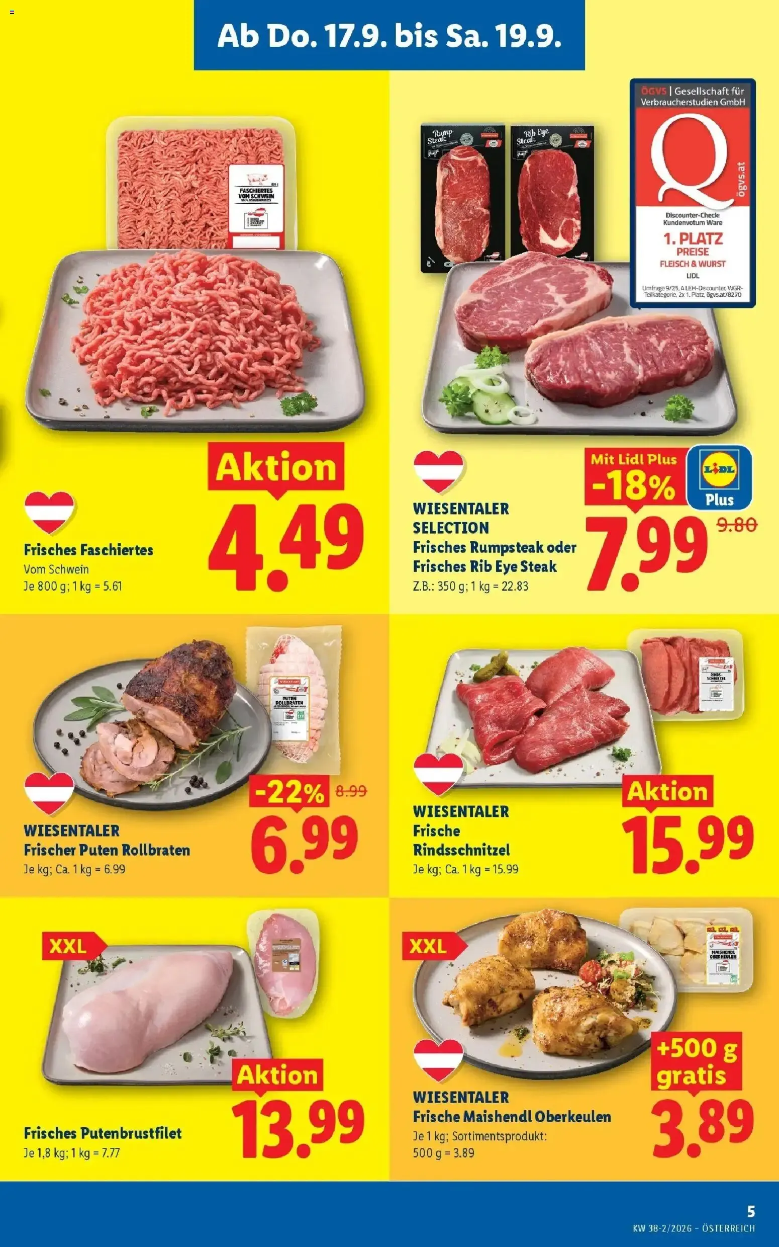 Lidl Flugblatt - Wien ab 17.09.2026 - Angebote ab donnerstag von 17. September bis 19. September 2026 - Flugblätt seite 7