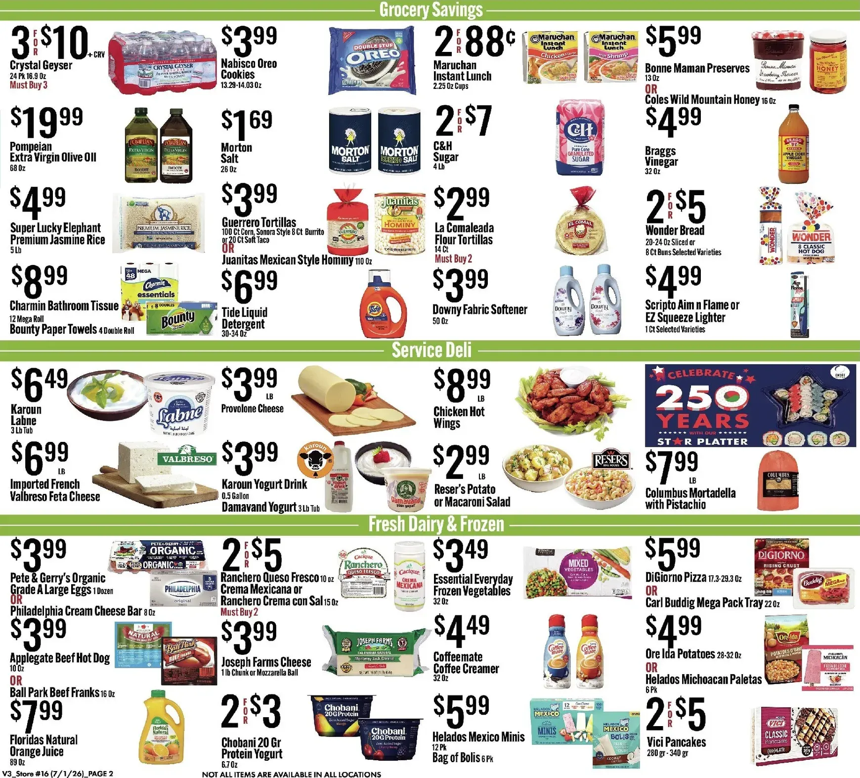 Weekly ad Current Jons leaflet valid from Wednesday 07/01/2026 to Tuesday 07/07/2026 from July 1 to July 7 2026 - Page 2