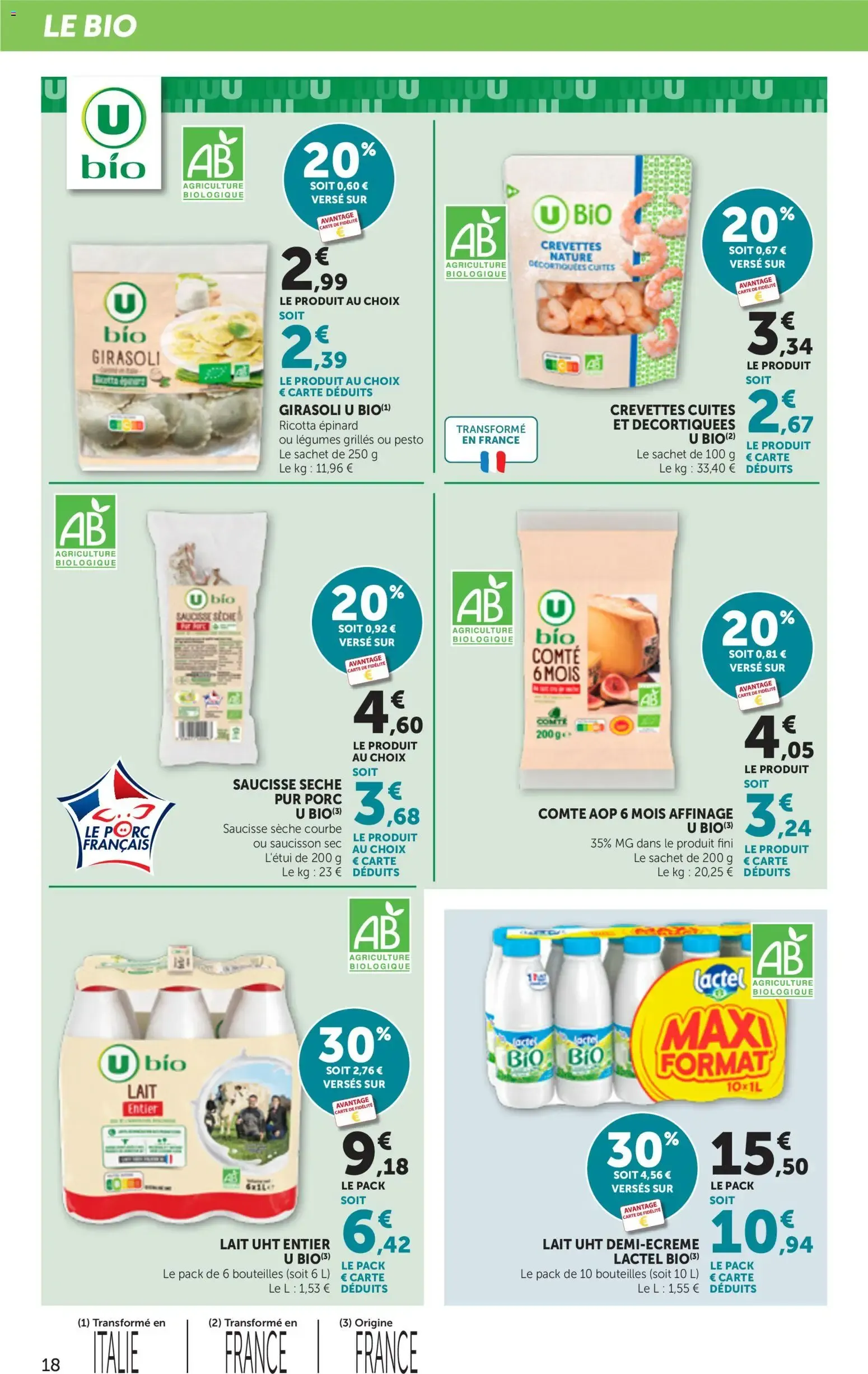 bi1 Catalogue supermarché à partir du 15/09/2026 - promo en ligne du 15 septembre au 27 septembre 2026 - Catalogue page 18