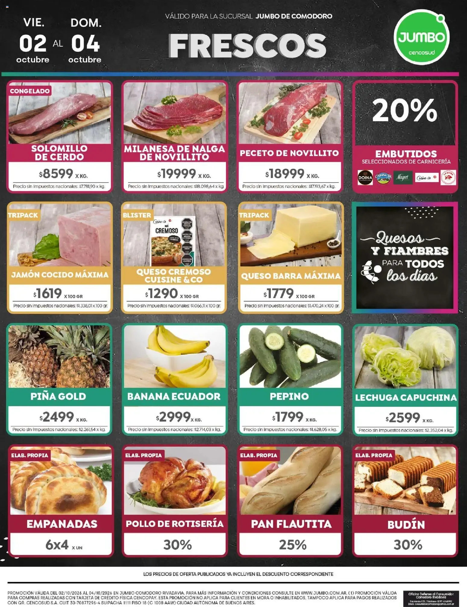 Ofertas de Jumbo - Cenco Black Comodoro del 02/10/2026 - 04/10/2026 2 de octubre al 4 de octubre 2026 - Página 8 del catálogo