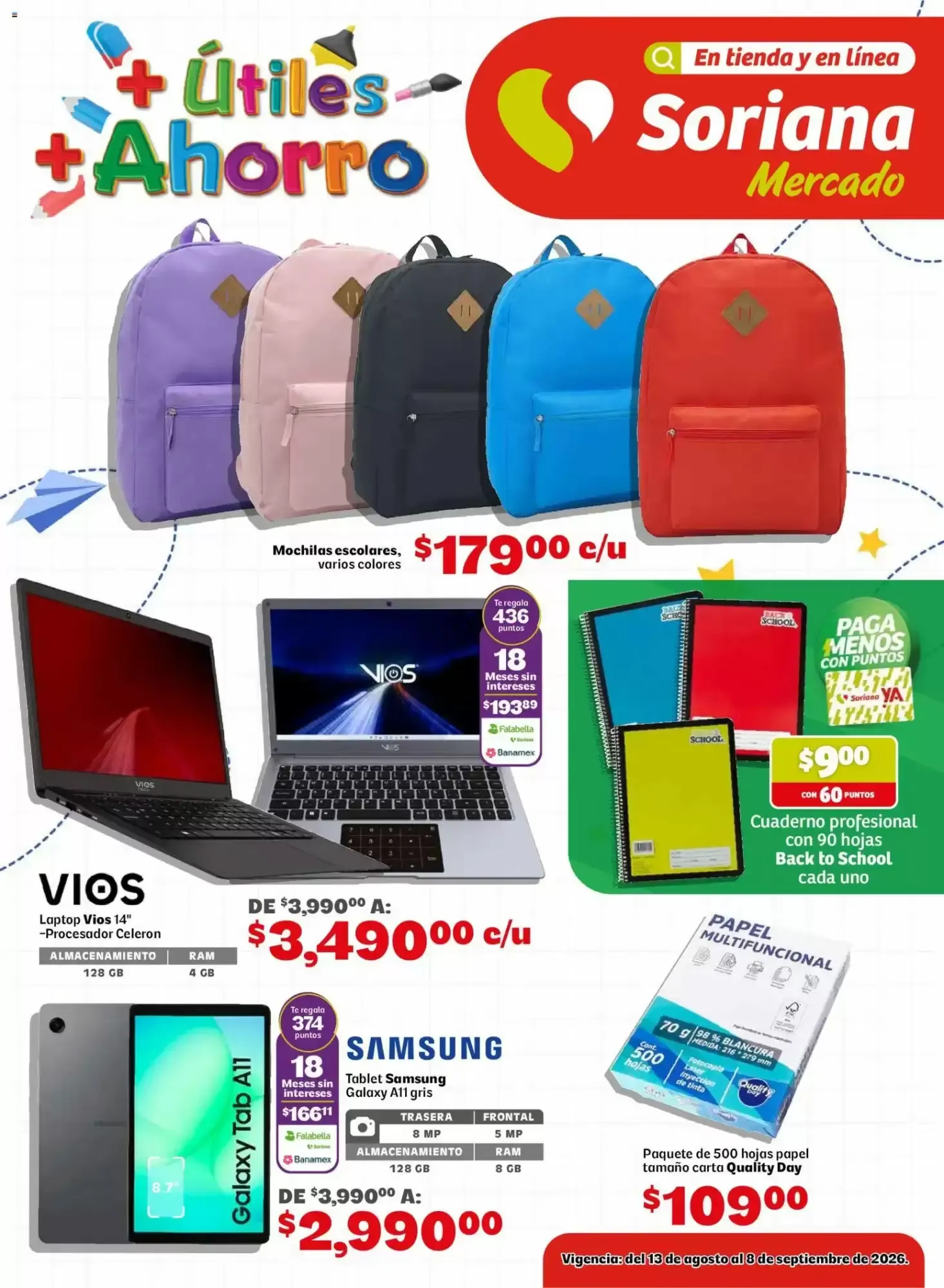 Catálogo de Folleto Soriana Mercado 13 de agosto al 8 de septiembre 2026 - Pagina 1