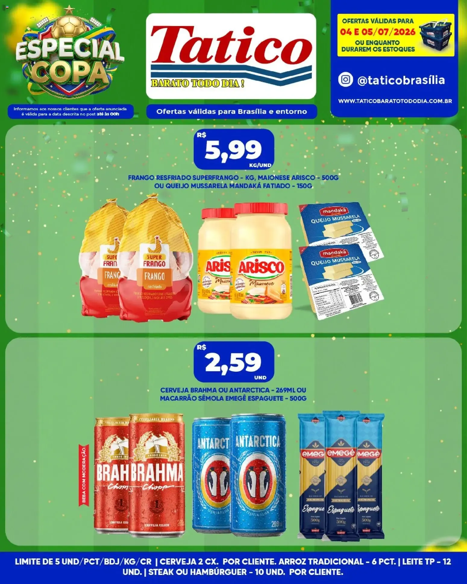 Encarte de Tatico ofertas Fim de Semana de 04/07/2026 | Promoções Online 4 de julho até 5 de julho 2026 - Pagina 3
