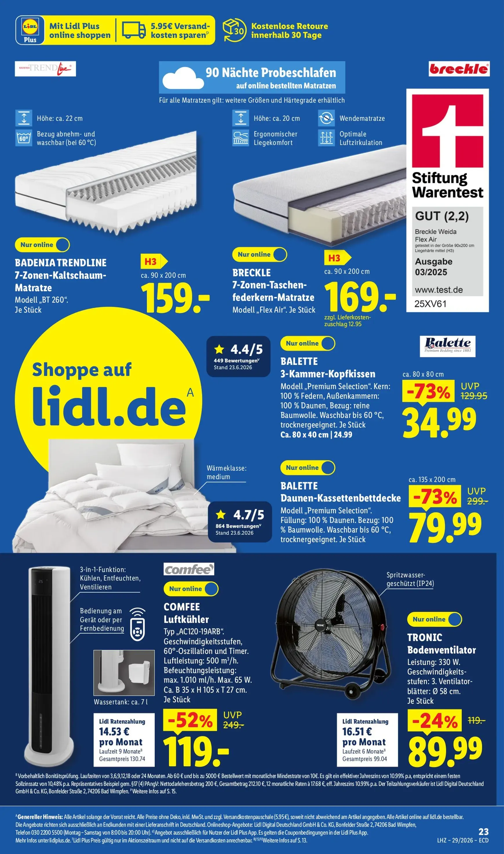 Lidl - Angebot der Woche Prospekt nächste Woche – von Montag 13.07.2026 bis Samstag 18.07.2026 von 13. Juli bis 18. Juli 2026 - Prospekt seite 21