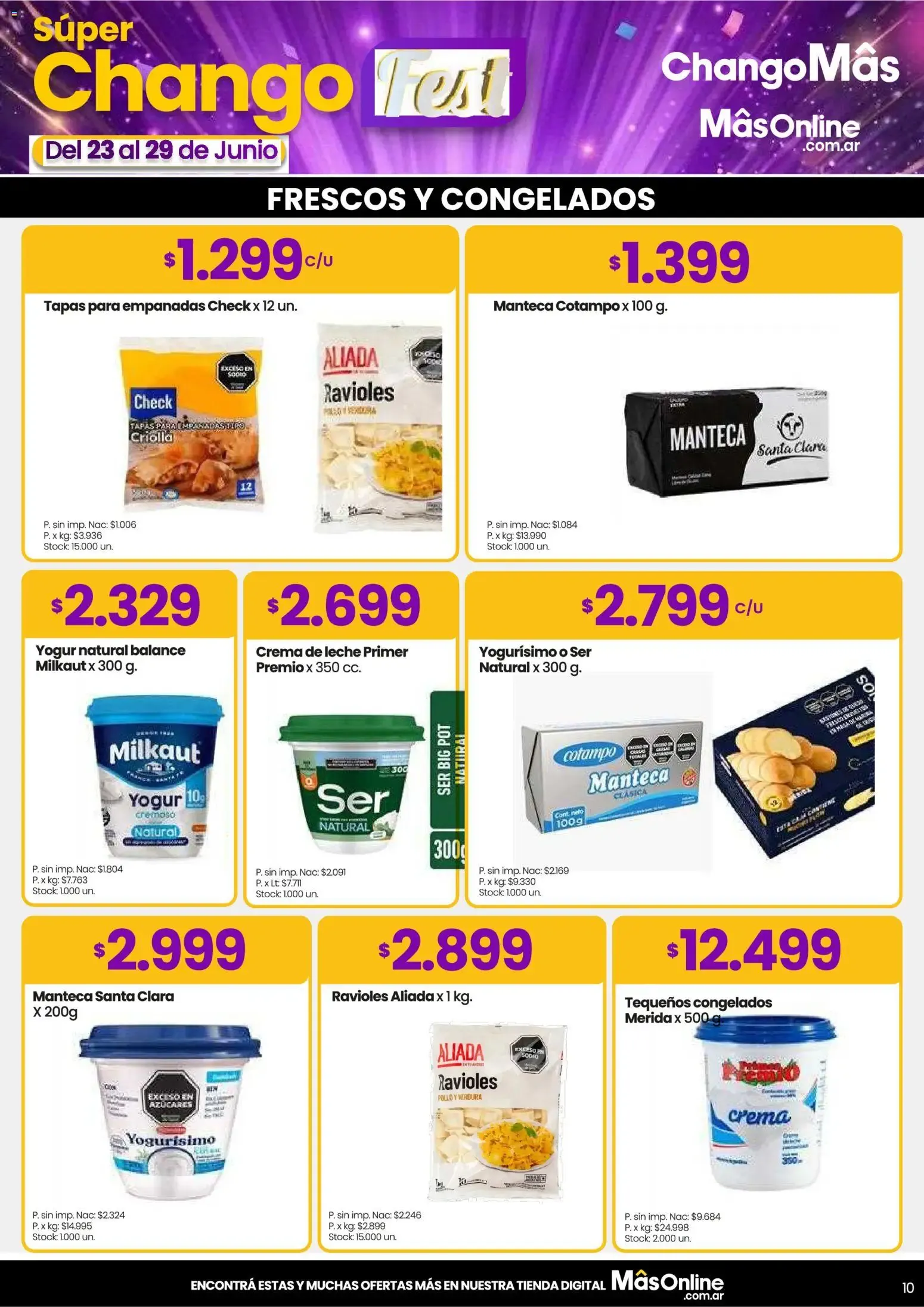 Ofertas de Súper Chango Fest 23 de junio al 29 de junio 2026 - Página 10 del catálogo