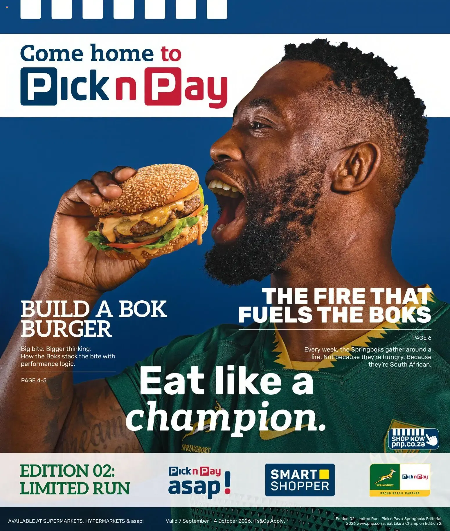 Pick n Pay: Eat Like a Champion - Edition 02: Limited Run from 7 September to 4 October 2026 - Catalogue Page 1