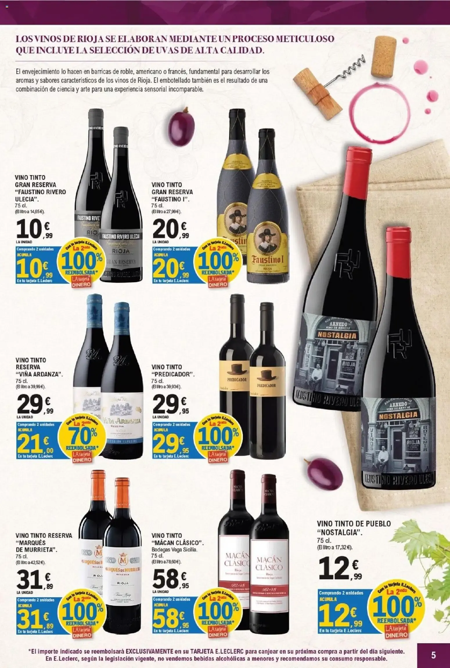 Catálogo de E.Leclerc - Feria del Vino 16 de septiembre al 4 de octubre 2026 - Página 5