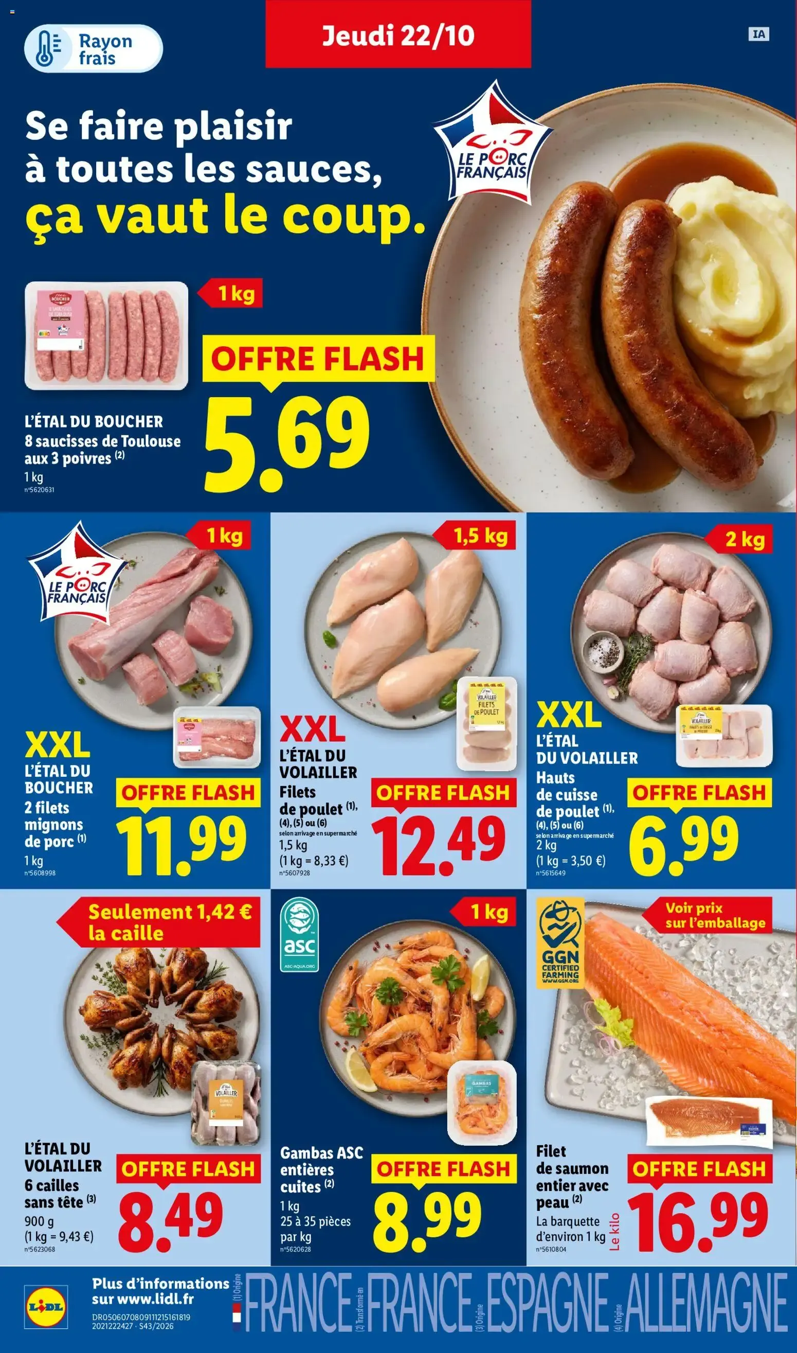 Lidl: Le Moins Toujours Plus du 22 octobre au 28 octobre 2026 - Catalogue page 10