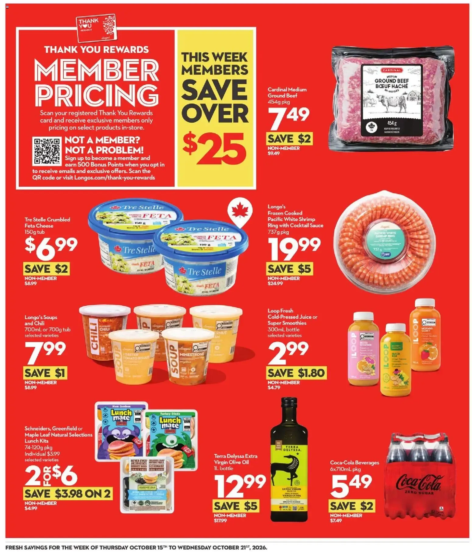 Longo's weekly flyer / circulaire from Oct 15, 2026 > weekly specials & deals from October 15 to October 21 2026 - flyer page 4