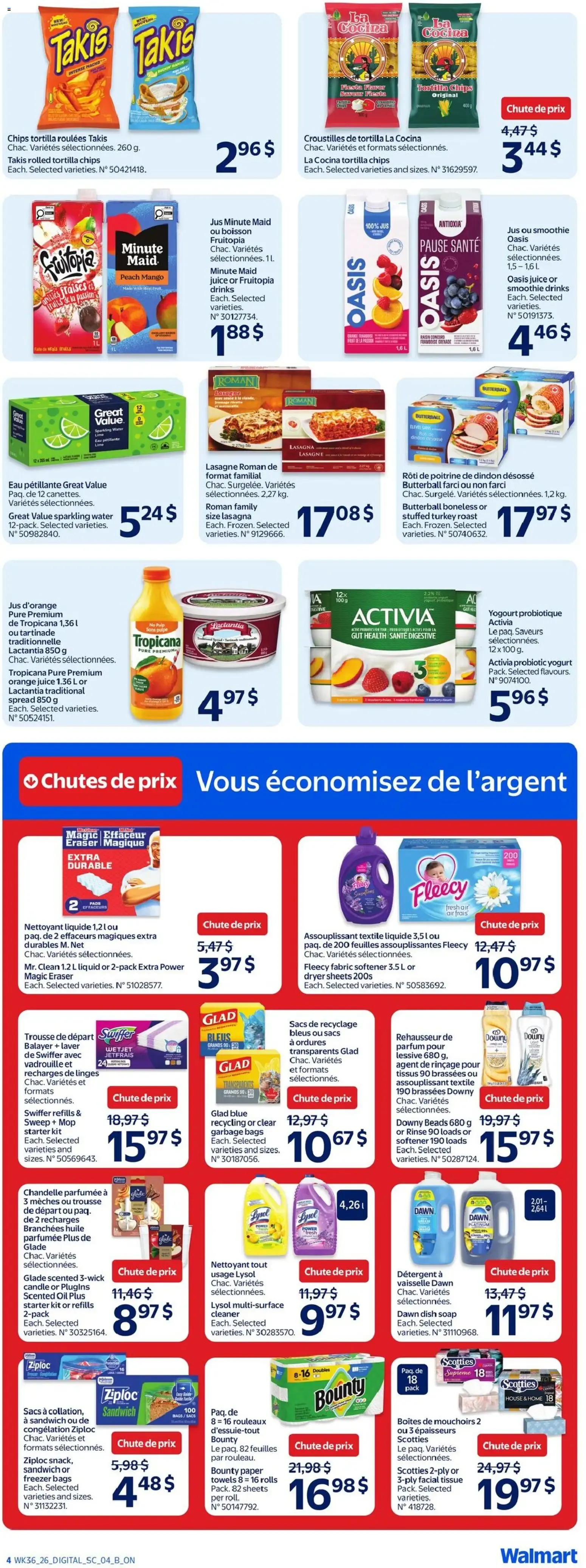Festin de l'Action de grâce aux mêmes prix que ceux de l'an dernier from October 1 to October 7 2026 - flyer page 14