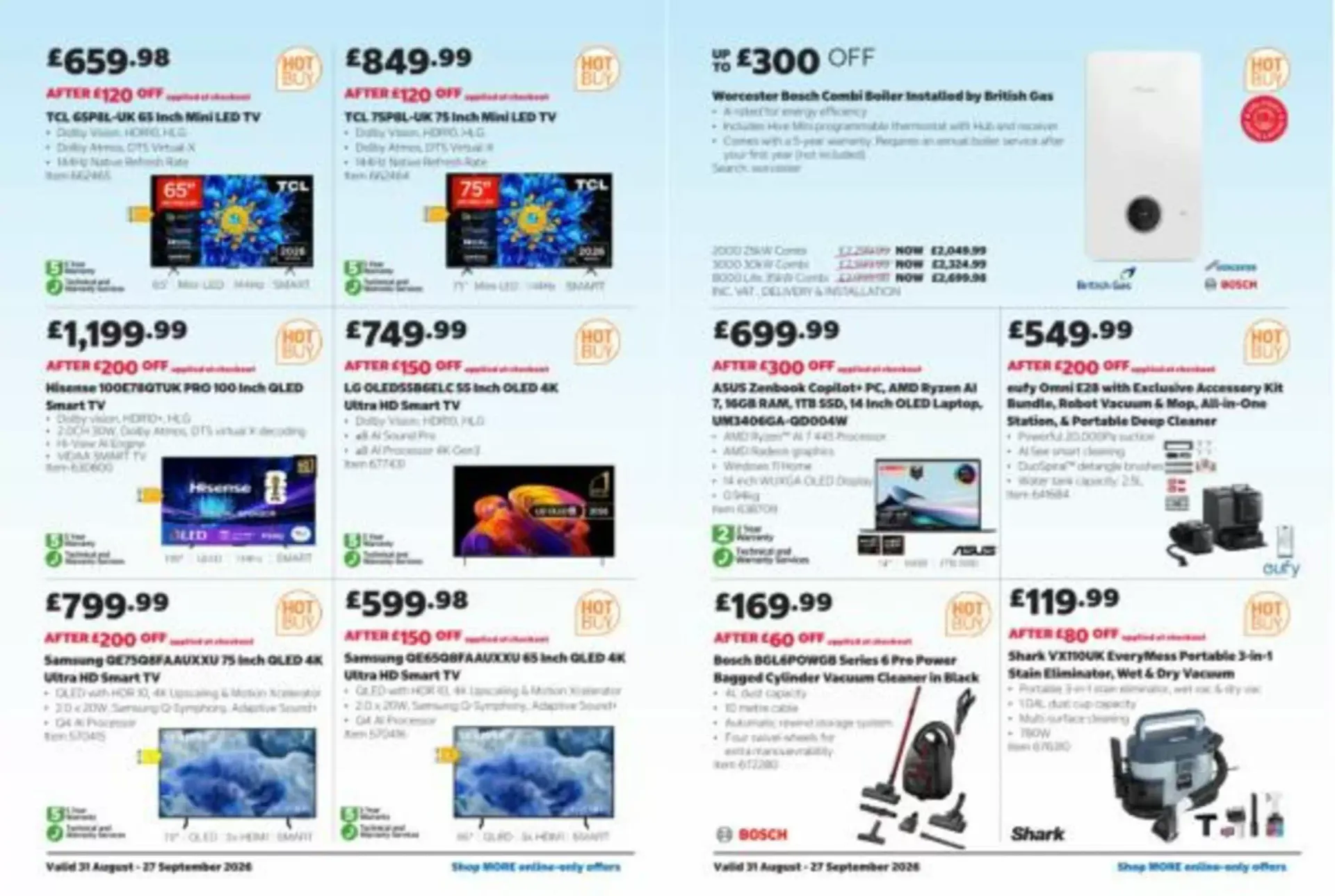 Costco leaflet from 31 August to 27 September 2026 - Catalogue Page 16