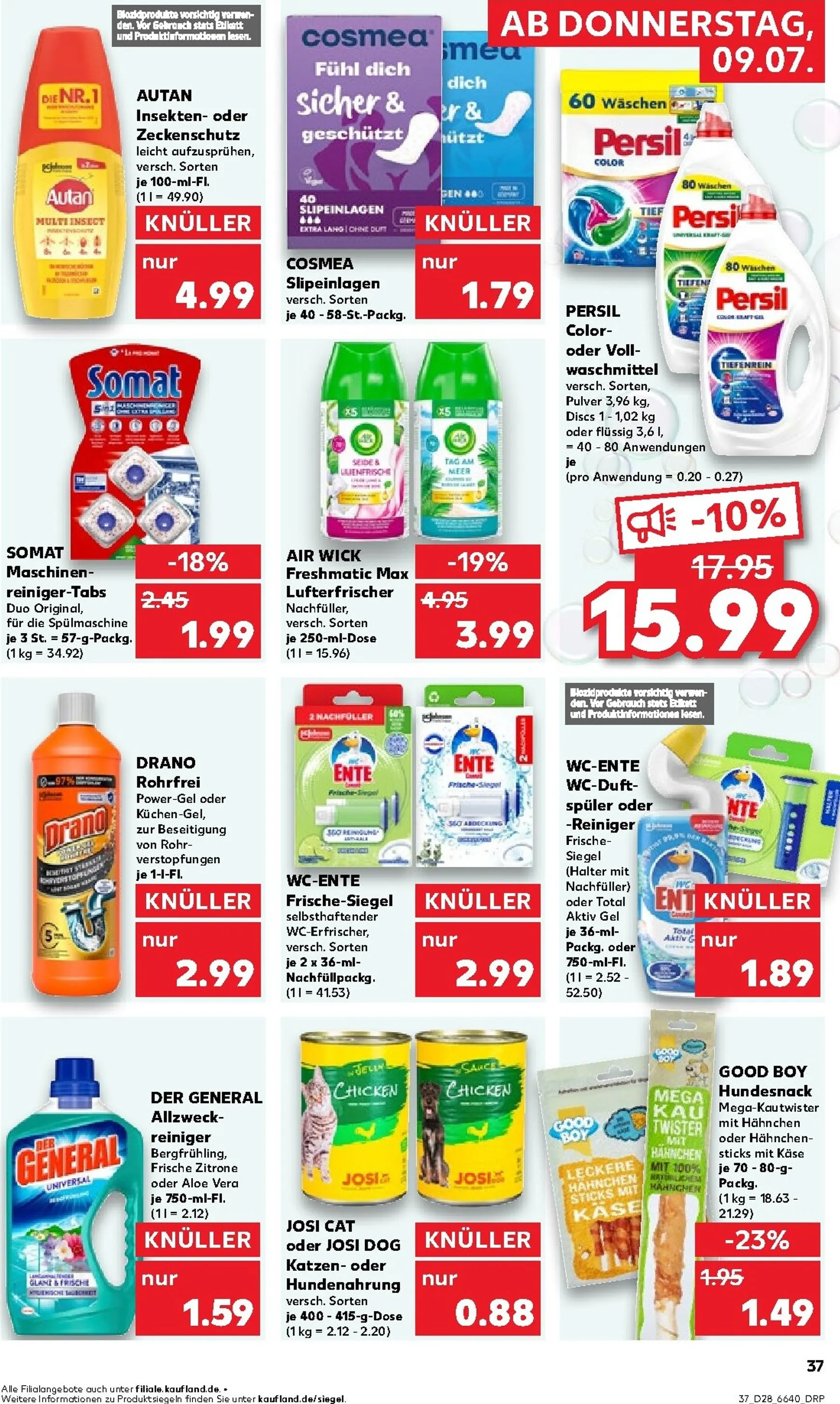 Kaufland Prospekt nächste Woche – von Donnerstag 09.07.2026 bis Mittwoch 15.07.2026 von 9. Juli bis 15. Juli 2026 - Prospekt seite 37