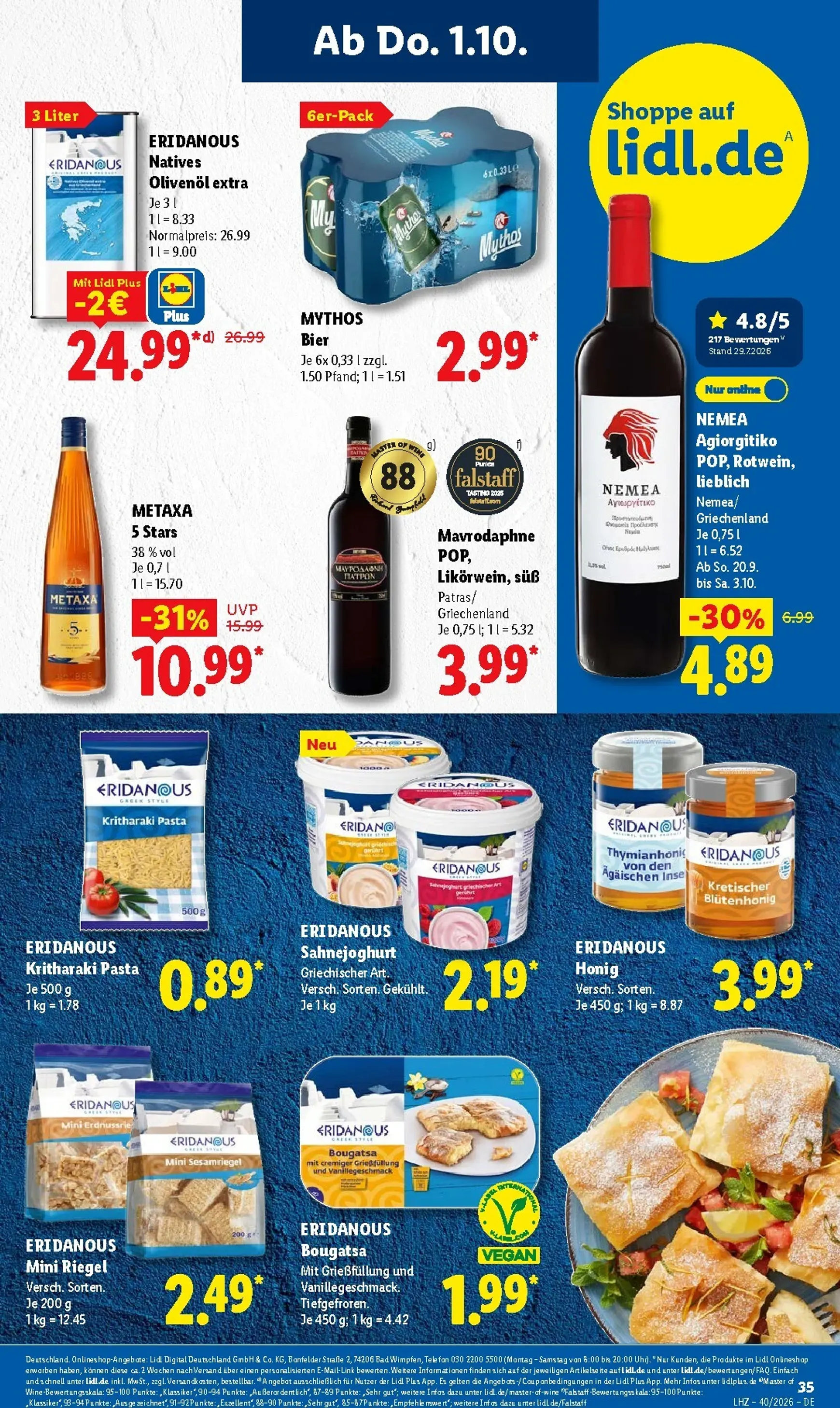 Lidl Prospekt: Traumhaft schlafen von 28. September bis 2. Oktober 2026 - Prospekt seite 56