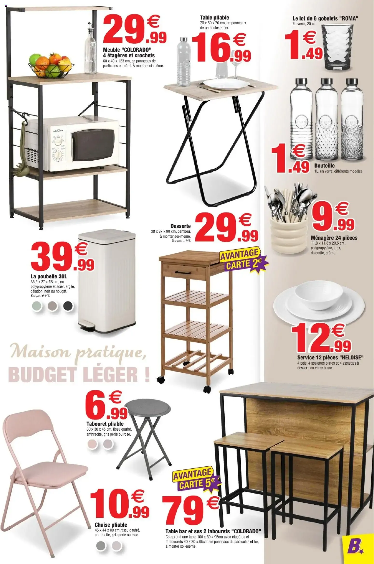 BazarLand - C'est bientôt la rentrée à partir du 12/08/2026 - promo en ligne du 12 août au 23 août 2026 - Catalogue page 3