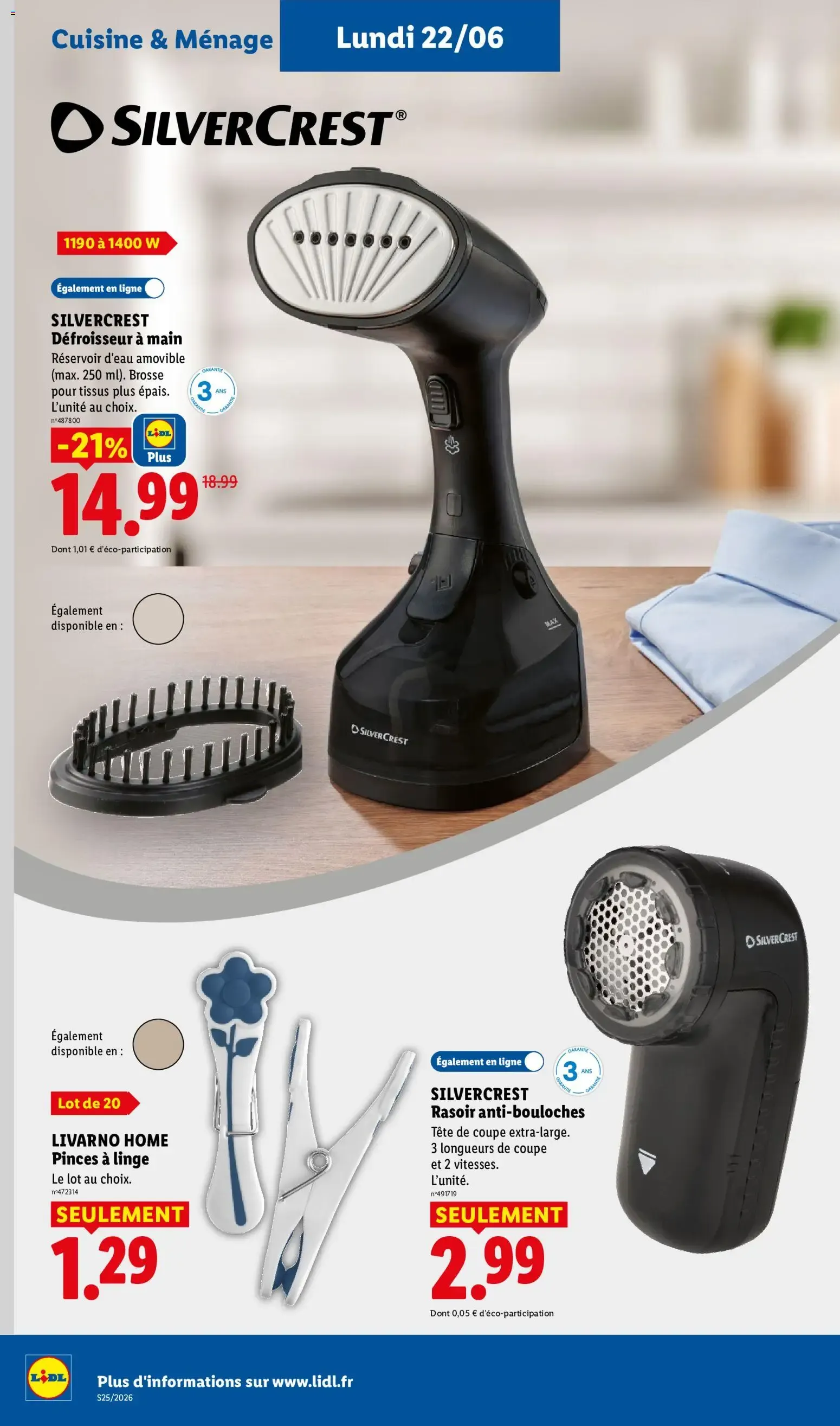 Catalogue LIDL L'ÉTÉ IMBATTABLE du 18 juin au 24 juin 2026 - Catalogue page 44