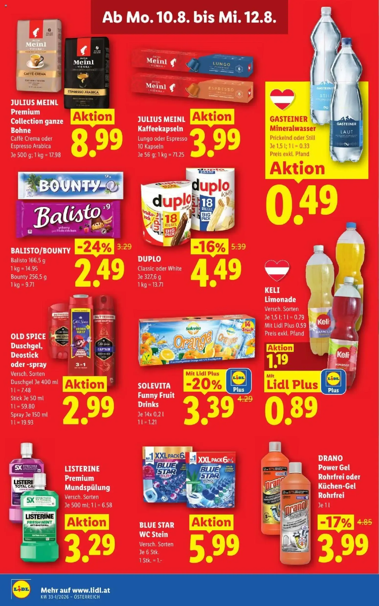 Mit Lidl Plus Österreichs günstigste Preise von 6. August bis 8. August 2026 - Flugblätt seite 45