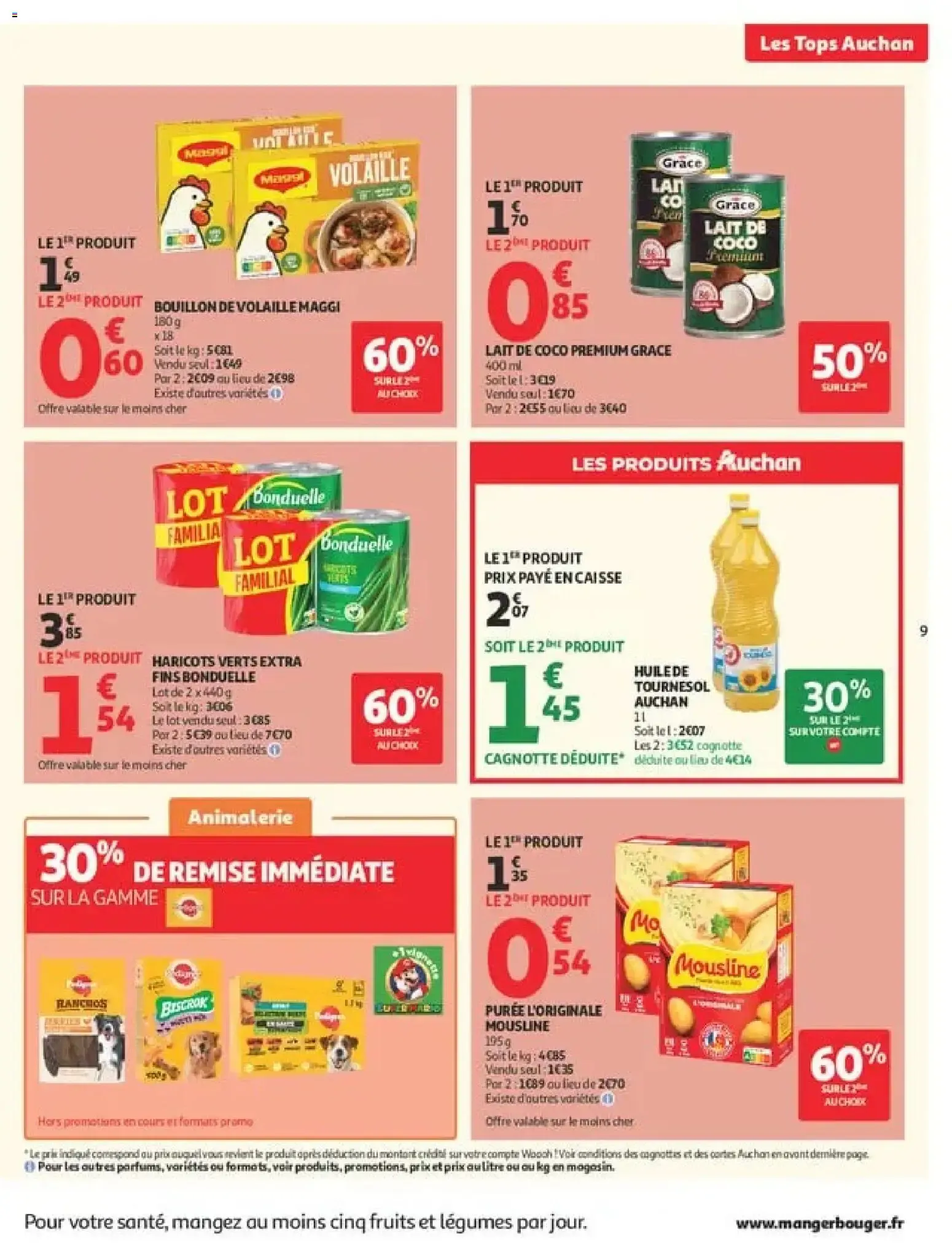 Auchan Tops rentrée supers à partir du 01/09/2026 - promo en ligne du 1 septembre au 12 septembre 2026 - Catalogue page 9