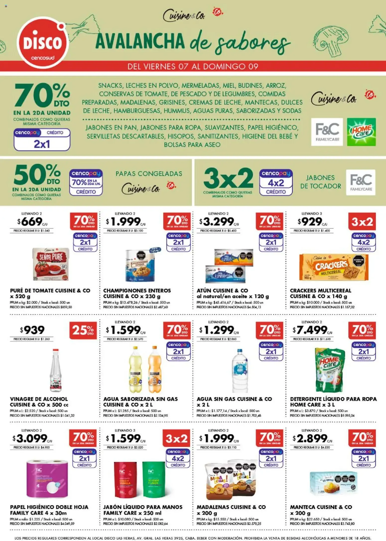 Ofertas de Disco - Ofertas Bs. As. y Santa Fé del 07/08/2026 - 09/08/2026 7 de agosto al 9 de agosto 2026 - Página 7 del catálogo