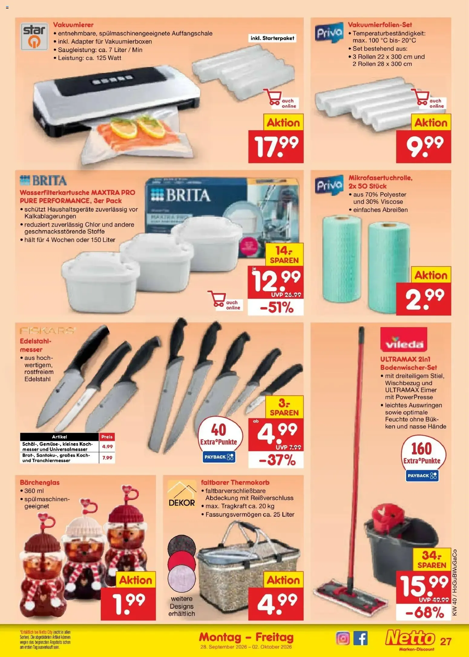 Netto Marken-Discount Prospekt Leipzig (ab 28.09.2026) » Angebote von 28. September bis 2. Oktober 2026 - Prospekt seite 39