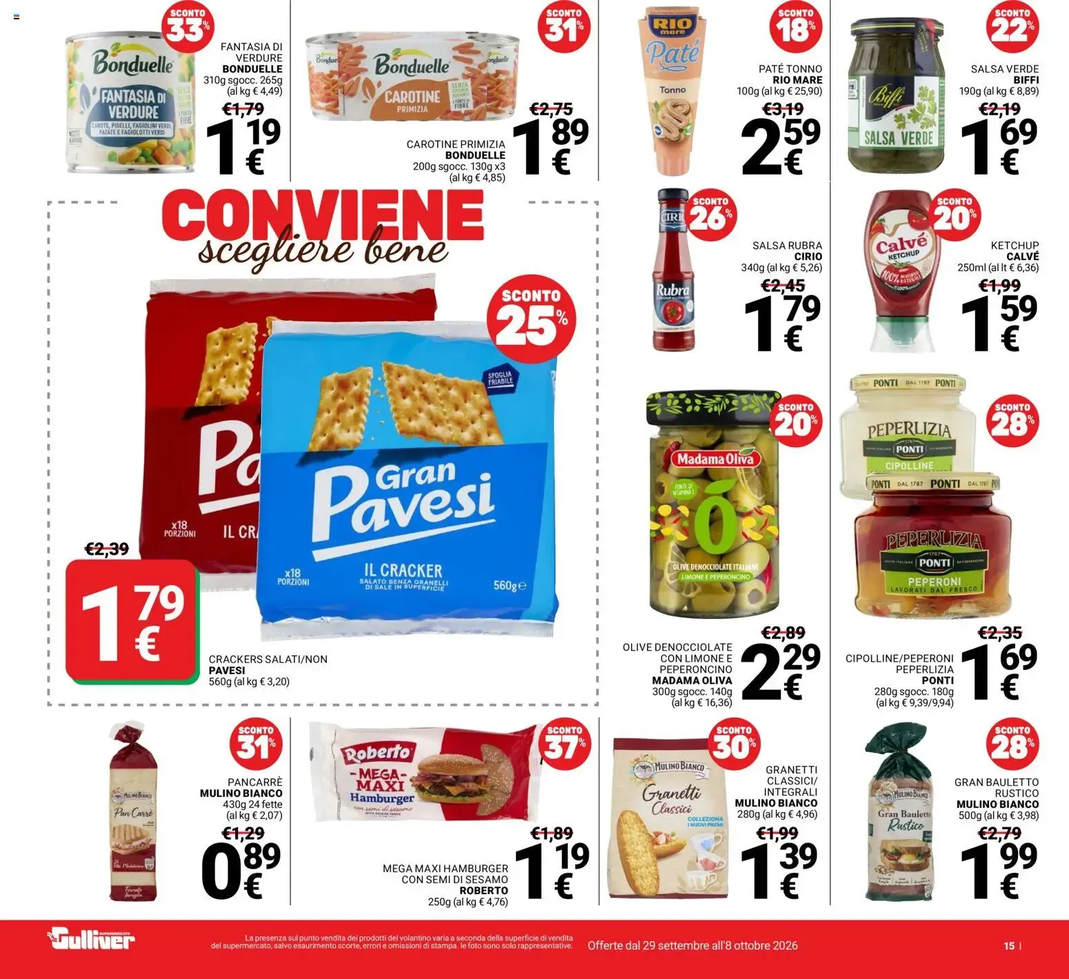 Nuovo Gulliver volantino dal 29/09/2026 > offerte anteprima 🛍️ da 29 settembre a 8 ottobre di 2026 - Pagina del volantino 15