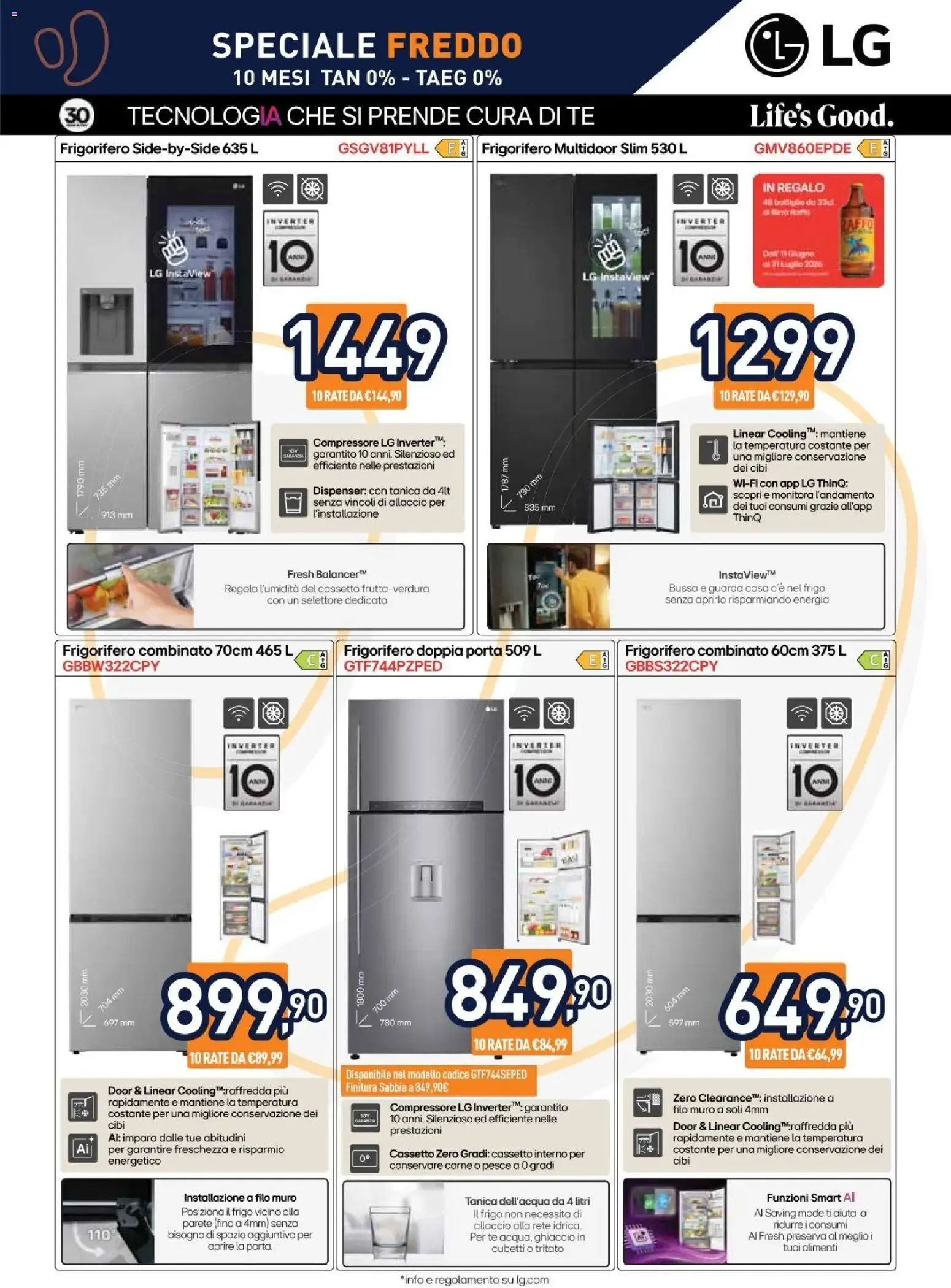 Nuovo Unieuro volantino Freddo dal 03/07/2026 > offerte anteprima 🛍️ da 3 luglio a 26 luglio di 2026 - Pagina del volantino 6