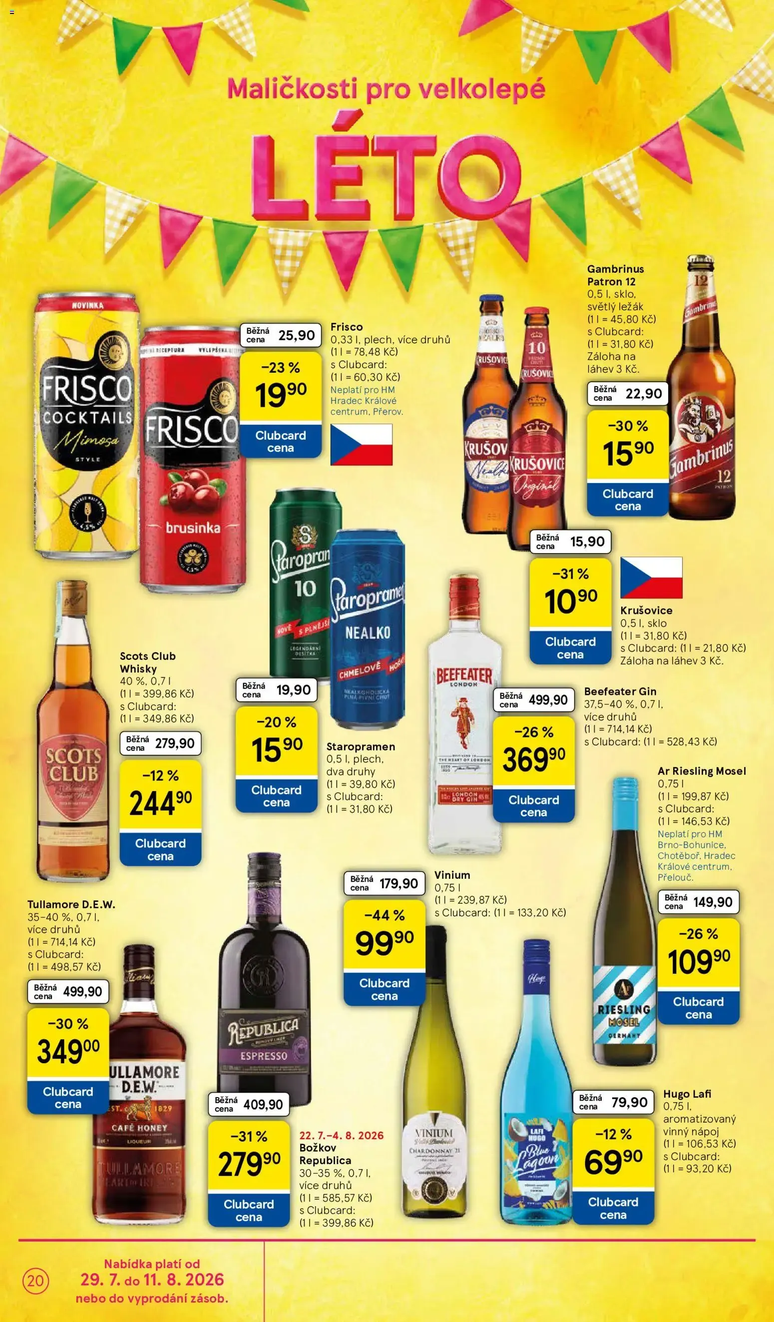 Tesco leták na tento + příští týden 29.07.2026 - 29. července 4. srpna 2026 - Page 20