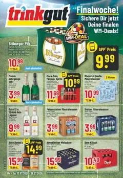 Trinkgut Finalwoche - WM-DEALs von 11. Juli bis 18. Juli 2026 - Prospekt seite 1