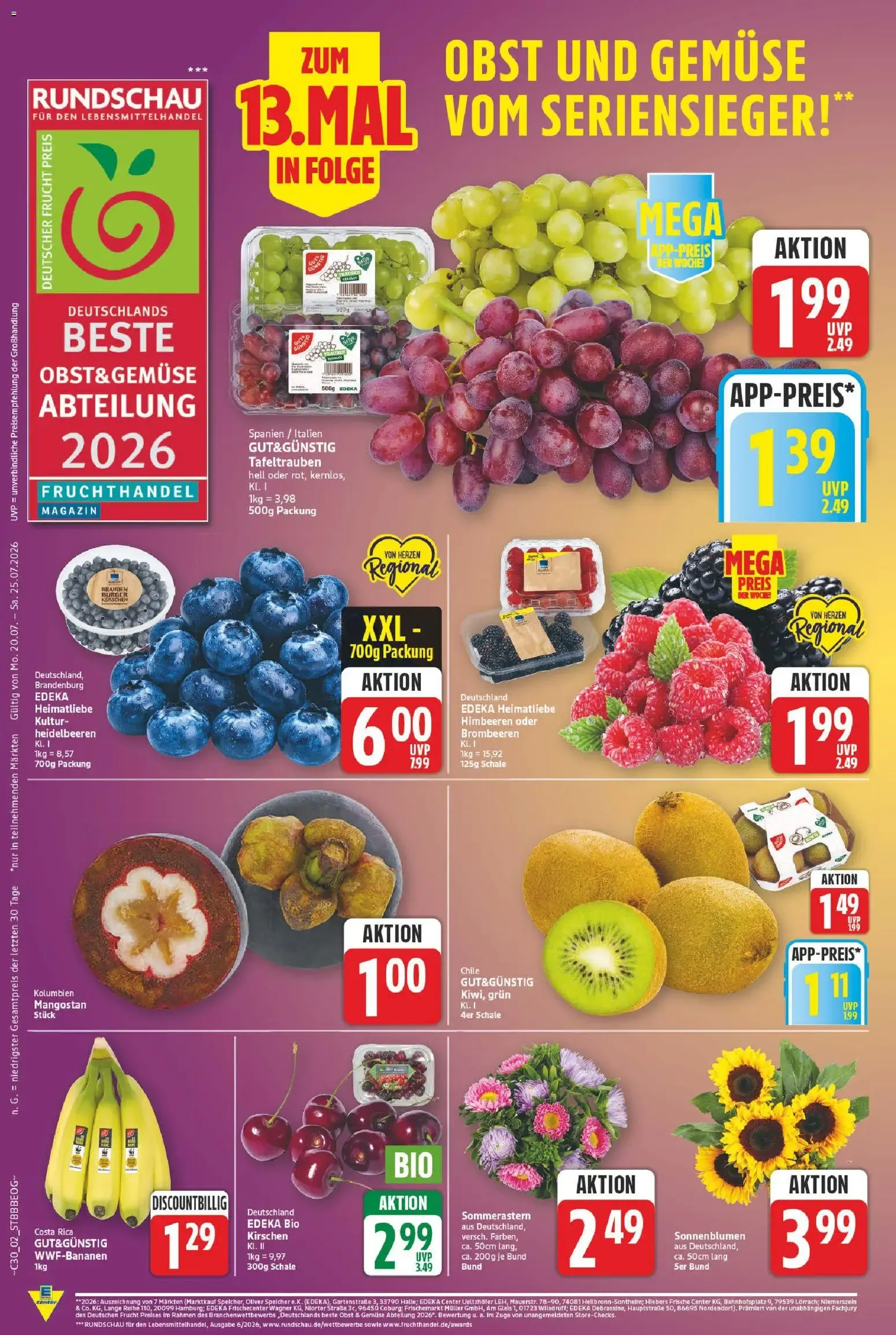 Edeka Center Prospekt von 20. Juli bis 25. Juli 2026 - Prospekt seite 3