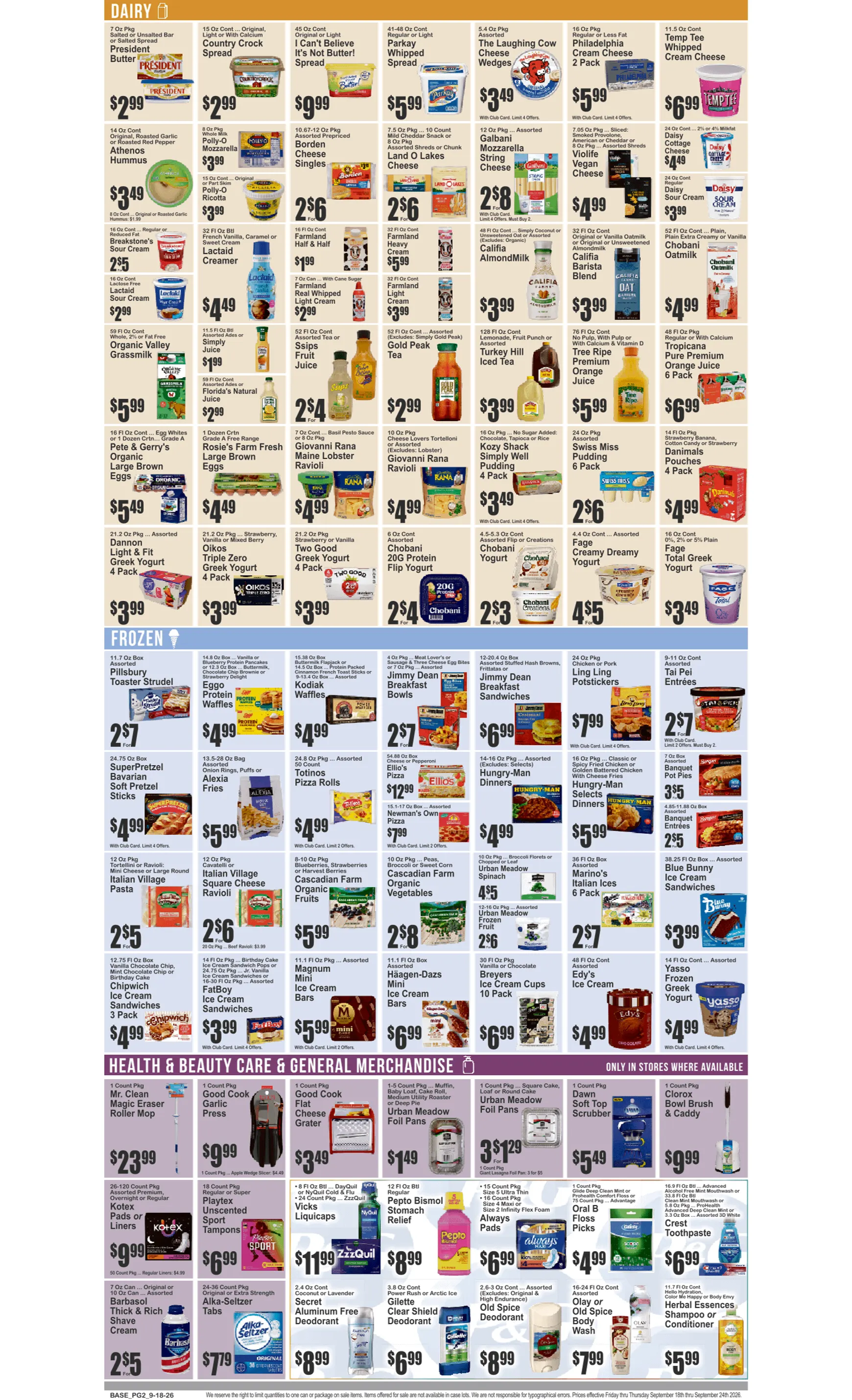Weekly ad Current Key Food - Hartford Avenue leaflet valid from Friday 09/18/2026 to Thursday 09/24/2026 from September 18 to September 24 2026 - Page 3