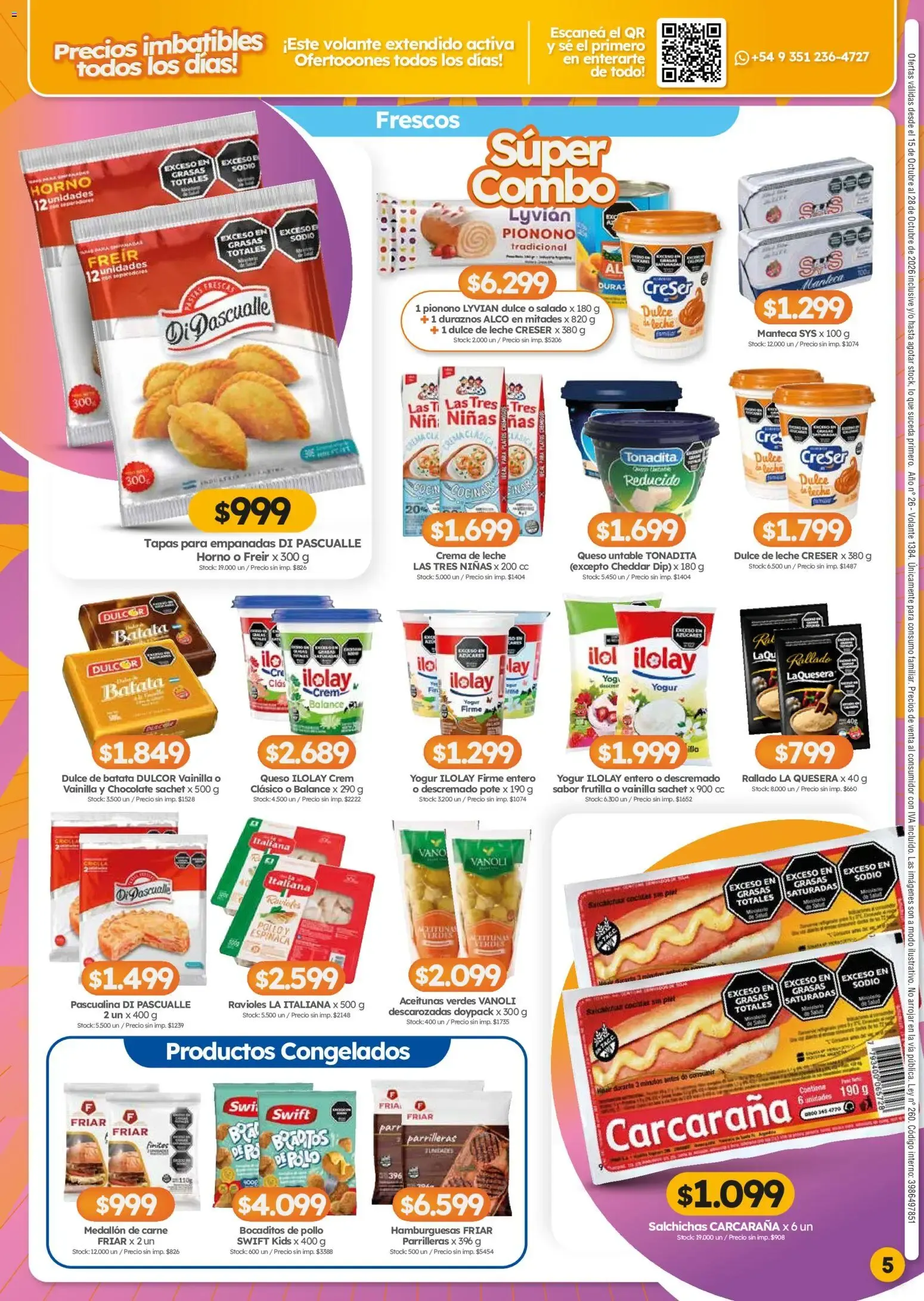 Ofertas de Cordiez - Ofertas || del 15/10/2026 - 28/10/2026 || Catálogo 15 de octubre al 28 de octubre 2026 - Página 5 del catálogo