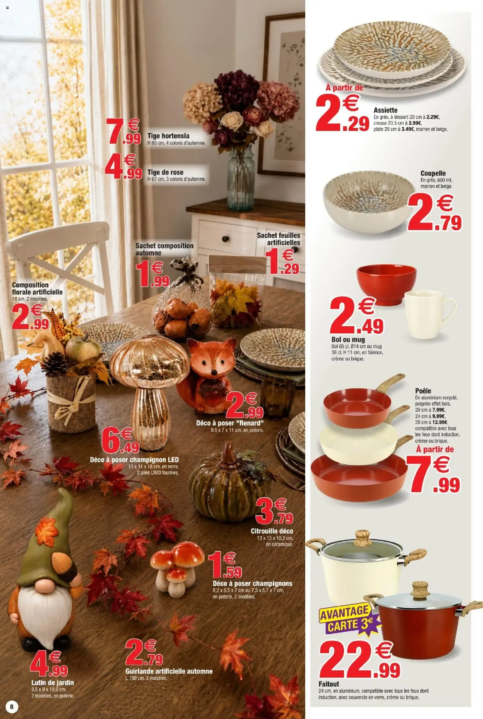 Bazarland: Toussaint, nos precios en flores du 30 septembre au 11 octobre 2026 - Catalogue page 8