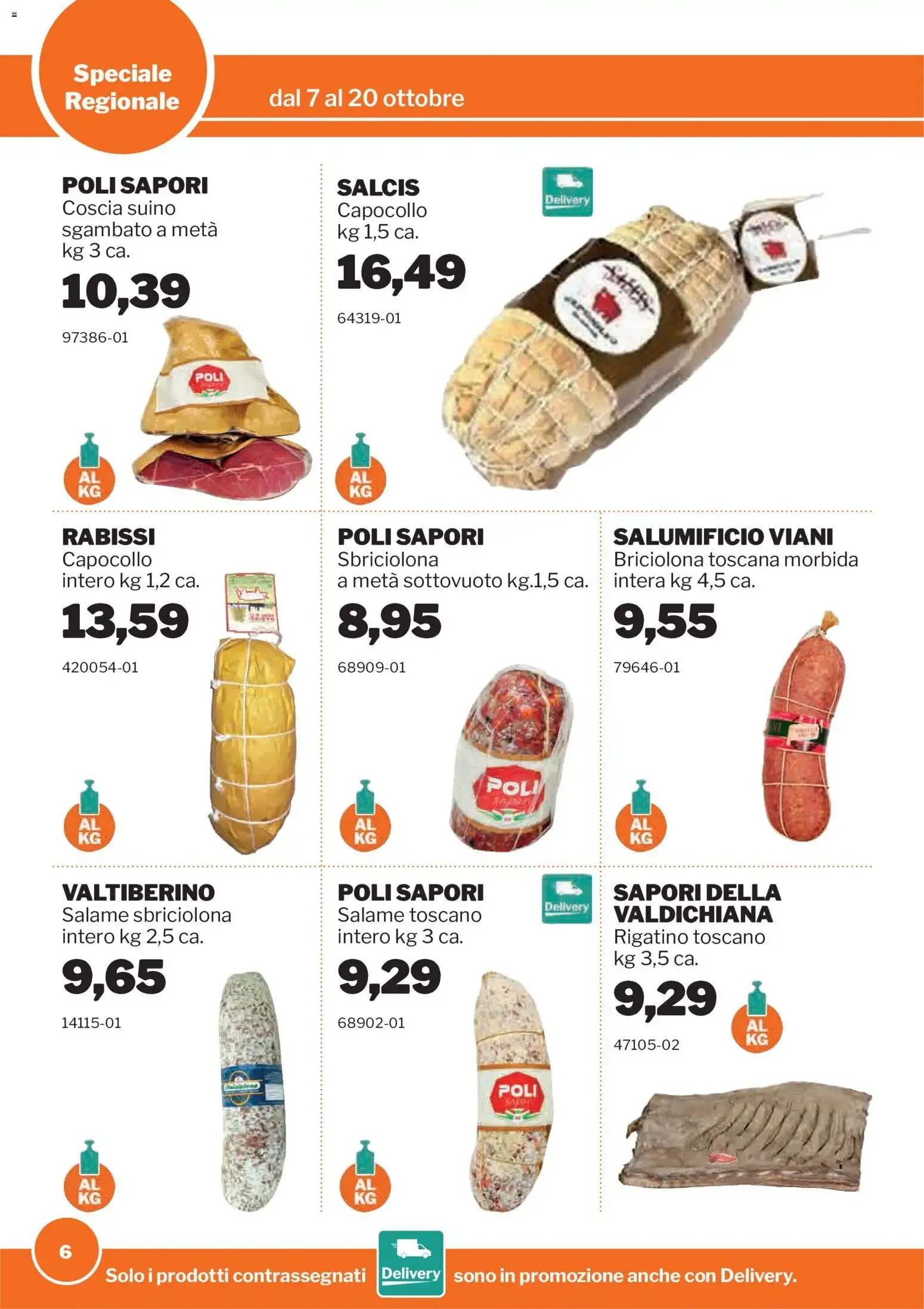 GrosMarket Toscana da 7 ottobre a 20 ottobre di 2026 - Pagina del volantino 6