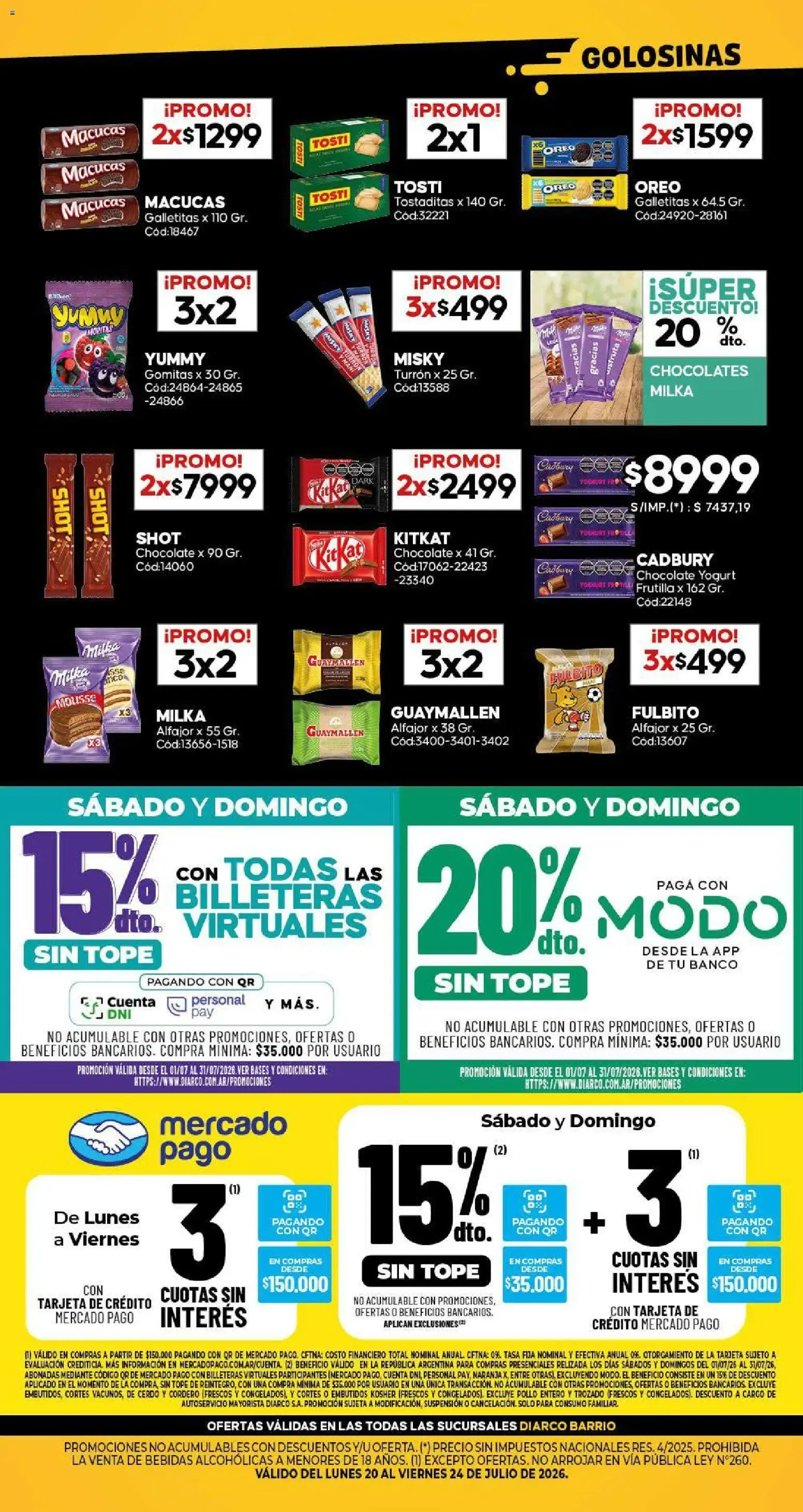Ofertas de Diarco - Especial Locura De Precios del 20/07/2026 - 24/07/2026 20 de julio al 24 de julio 2026 - Página 2 del catálogo