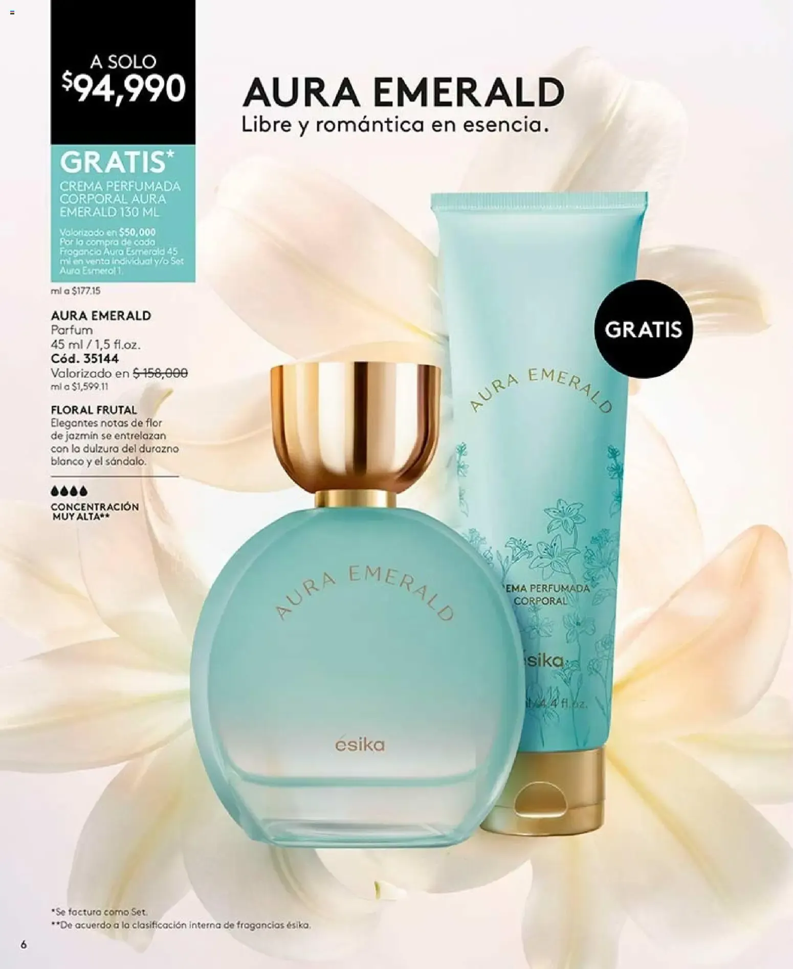 Catalogo de Esika Catálogo: Nuevo Perfume Aura Emerald C-12/2026 7 de agosto al 27 de agosto 2026 - Pag 6