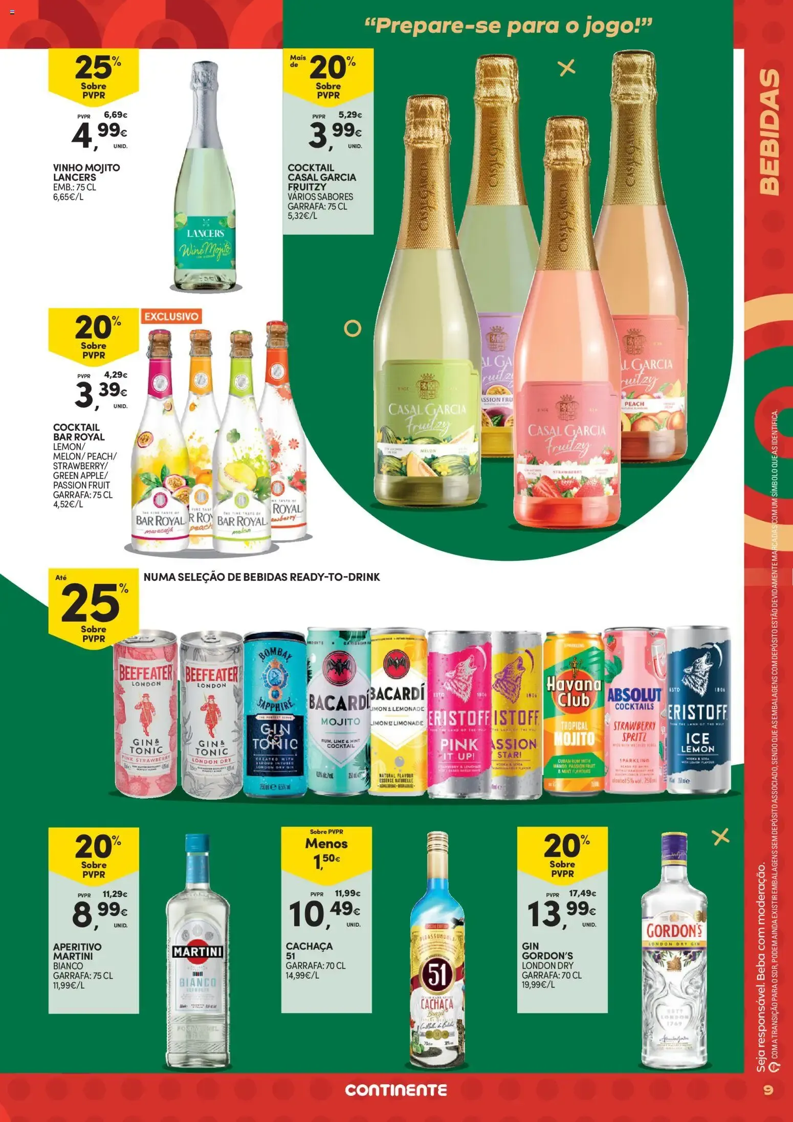 Folheto Continente - Futebol Alimenta a fome de vencer » de 09/06/2026 - 21/06/2026 de 9 de junho até 21 de junho 2026 - Pagina 9